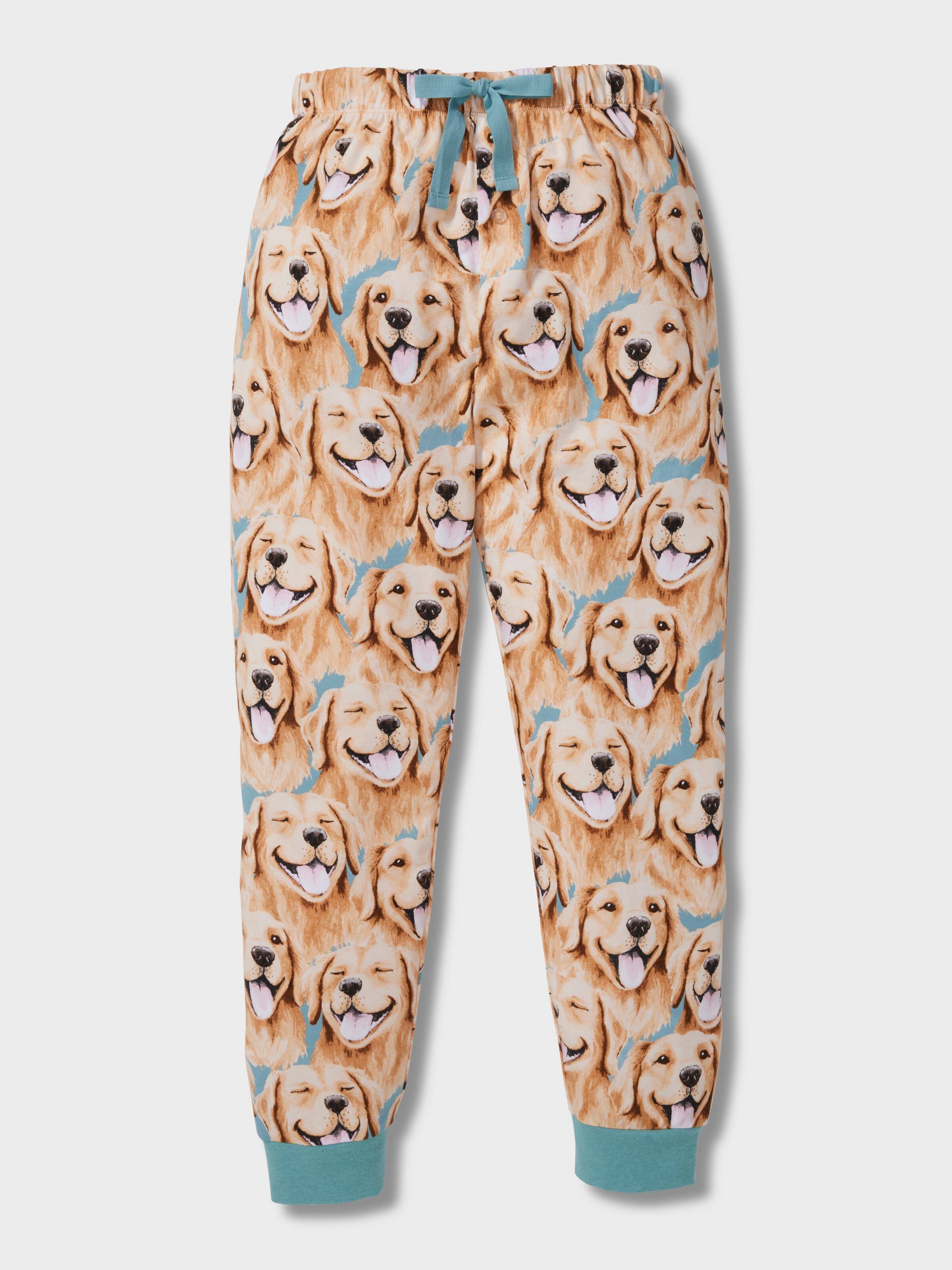 Boys Golden Retriever Long Pj Set