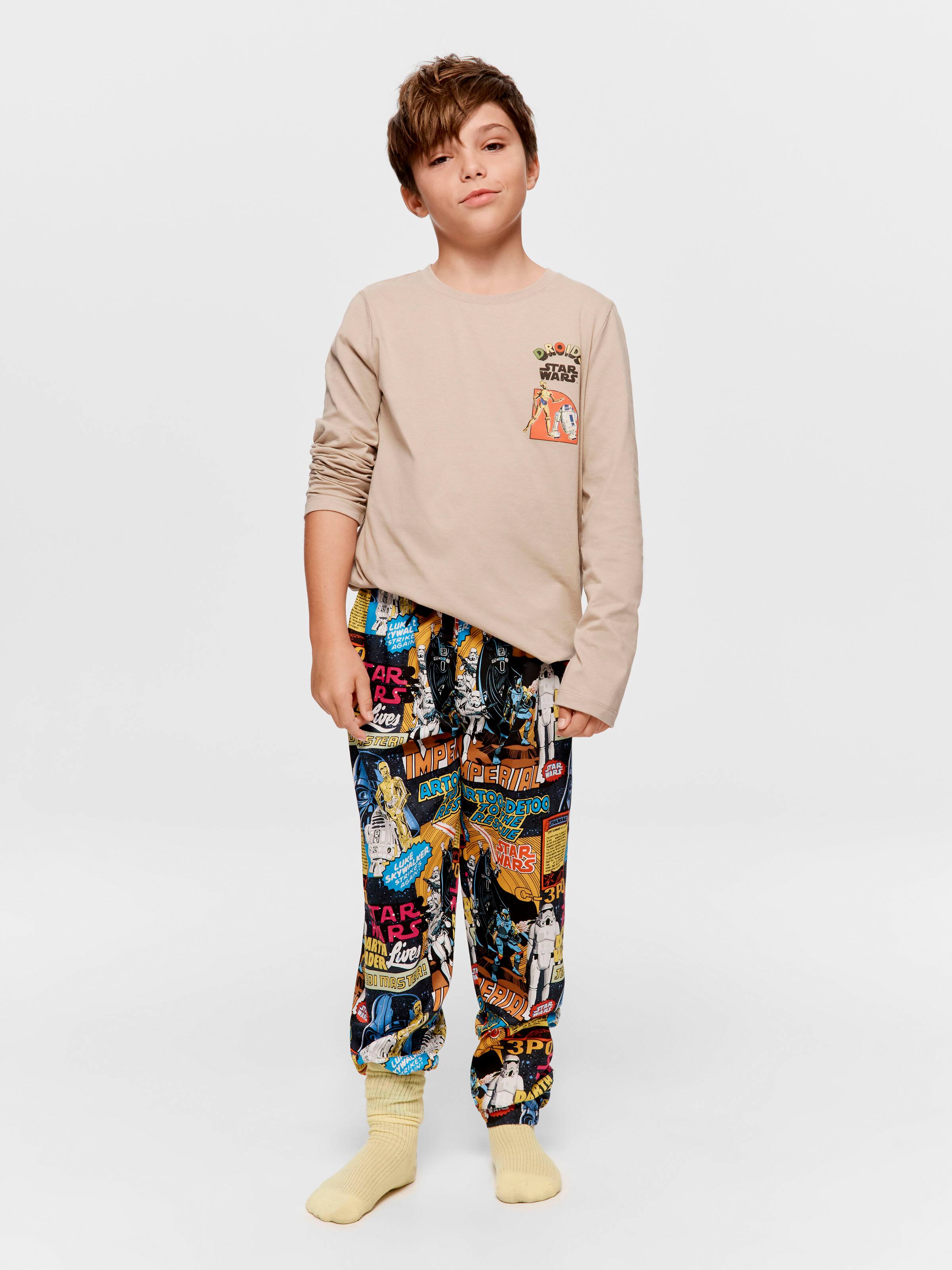 Boys Star Wars Droids Long Pj Set