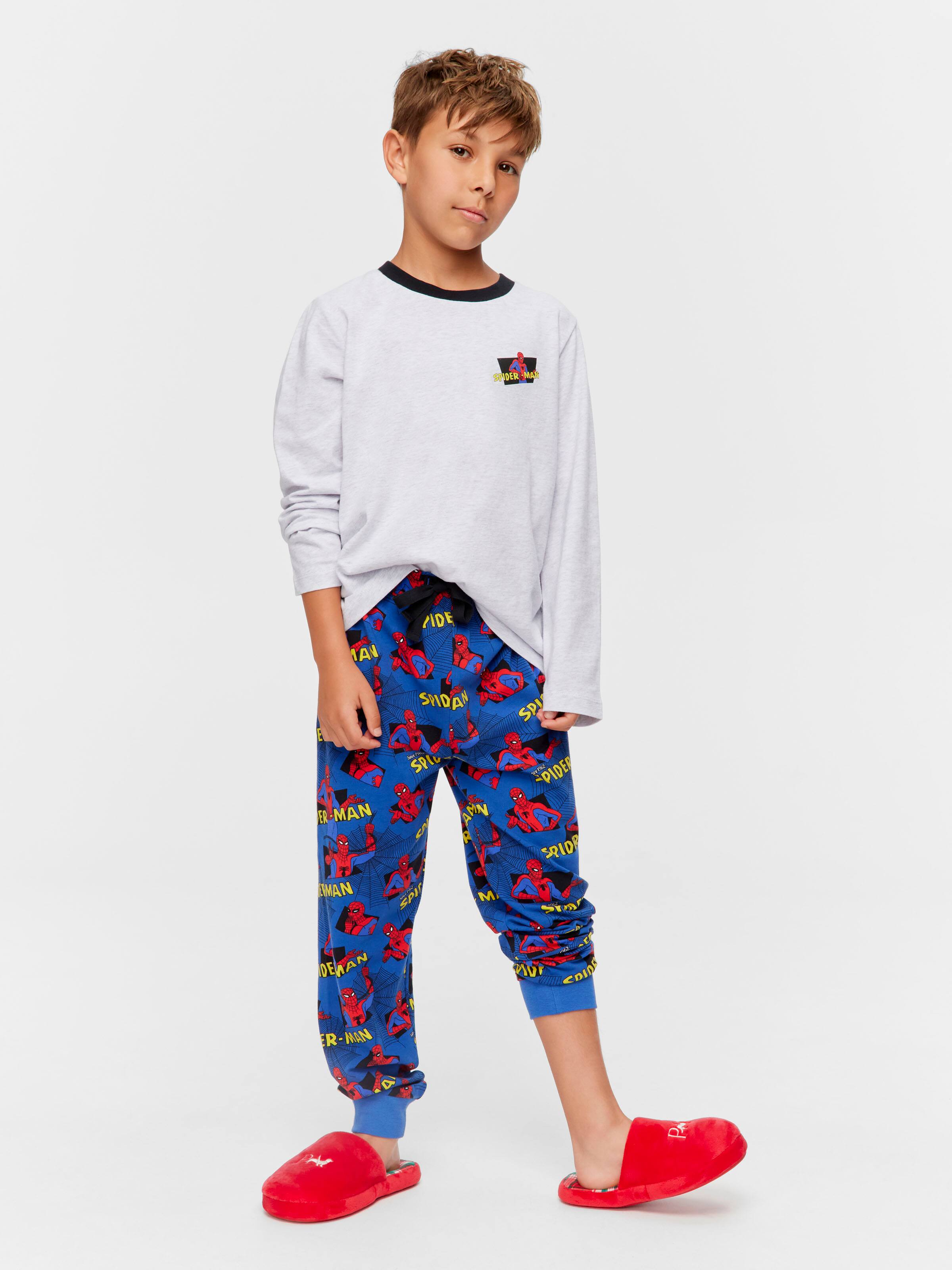 Boys Spider-Man Long Pj Set