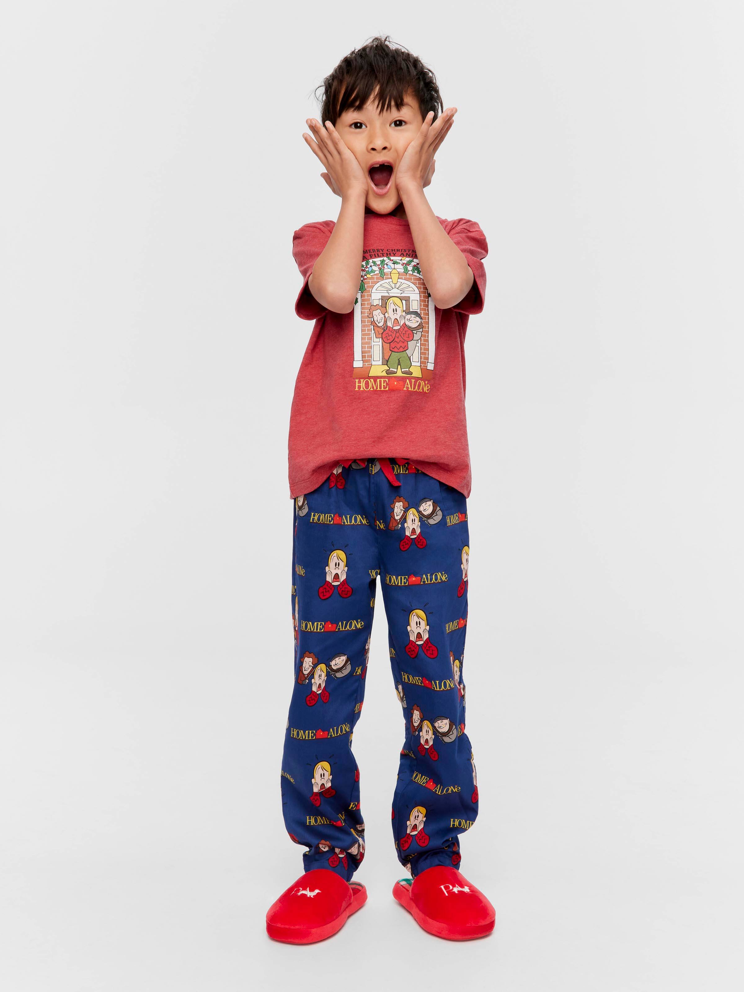 Jnr Boys Home Alone 100% Cotton Pj Set