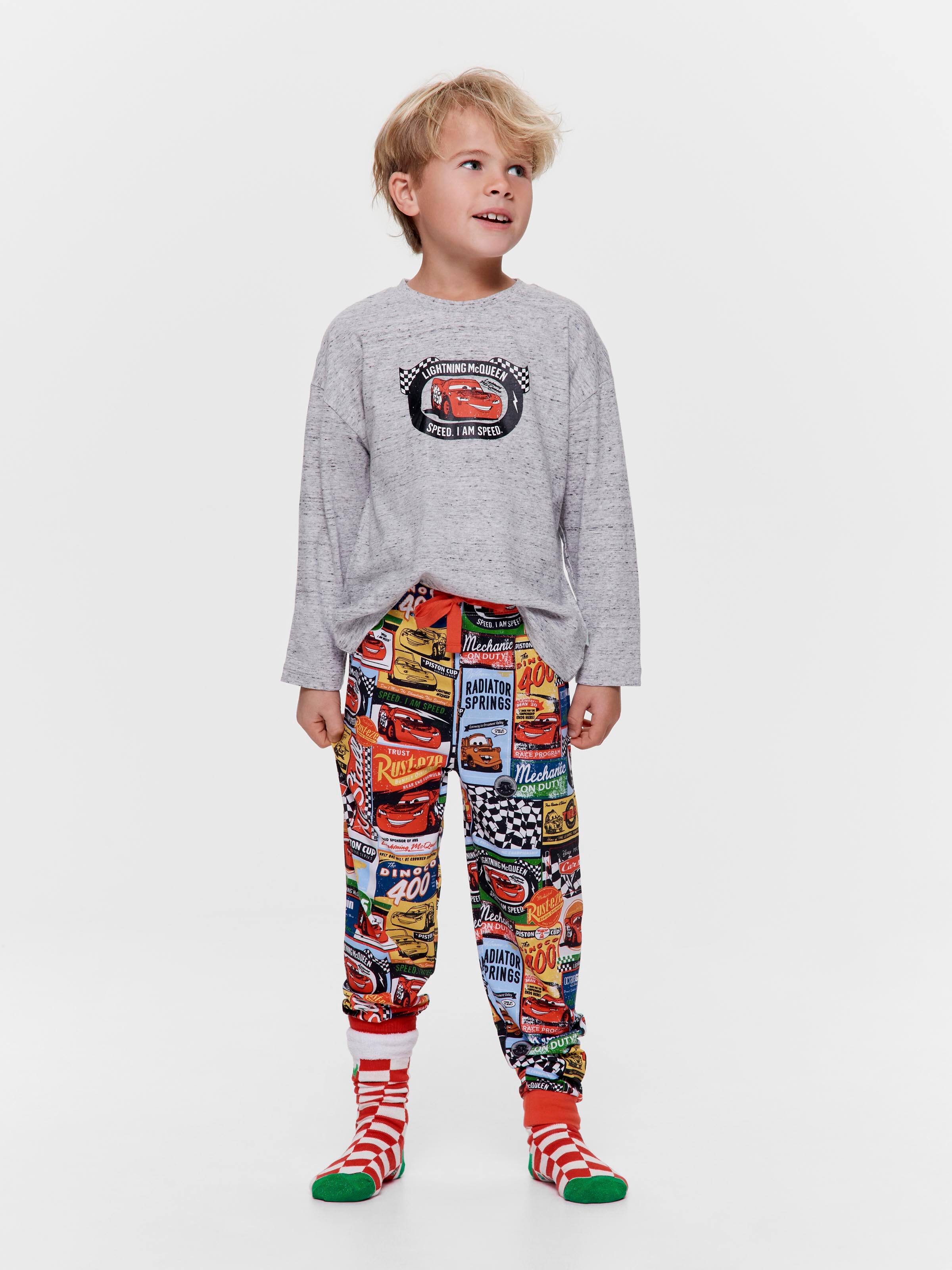 Jnr Boys Disney Cars Long Pj Set