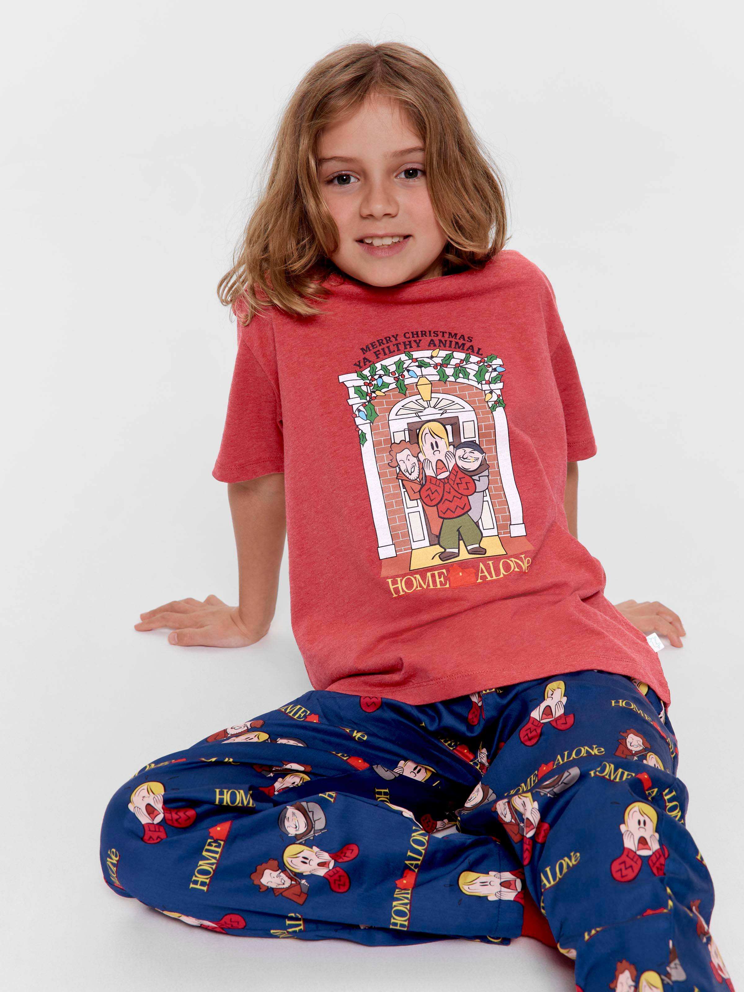 Boys Home Alone 100% Cotton Pj Set