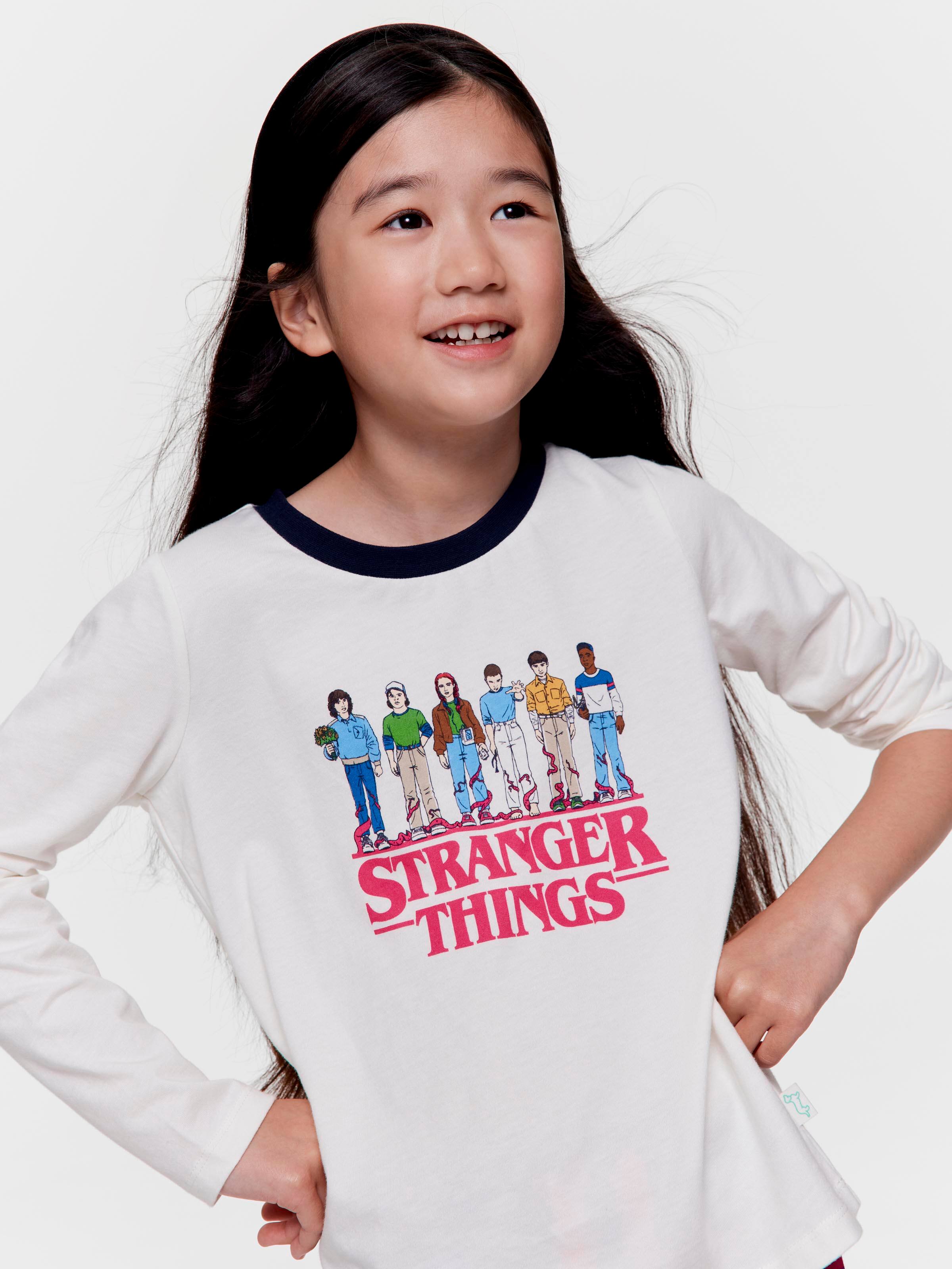 Girls Stranger Things Long Pj Set
