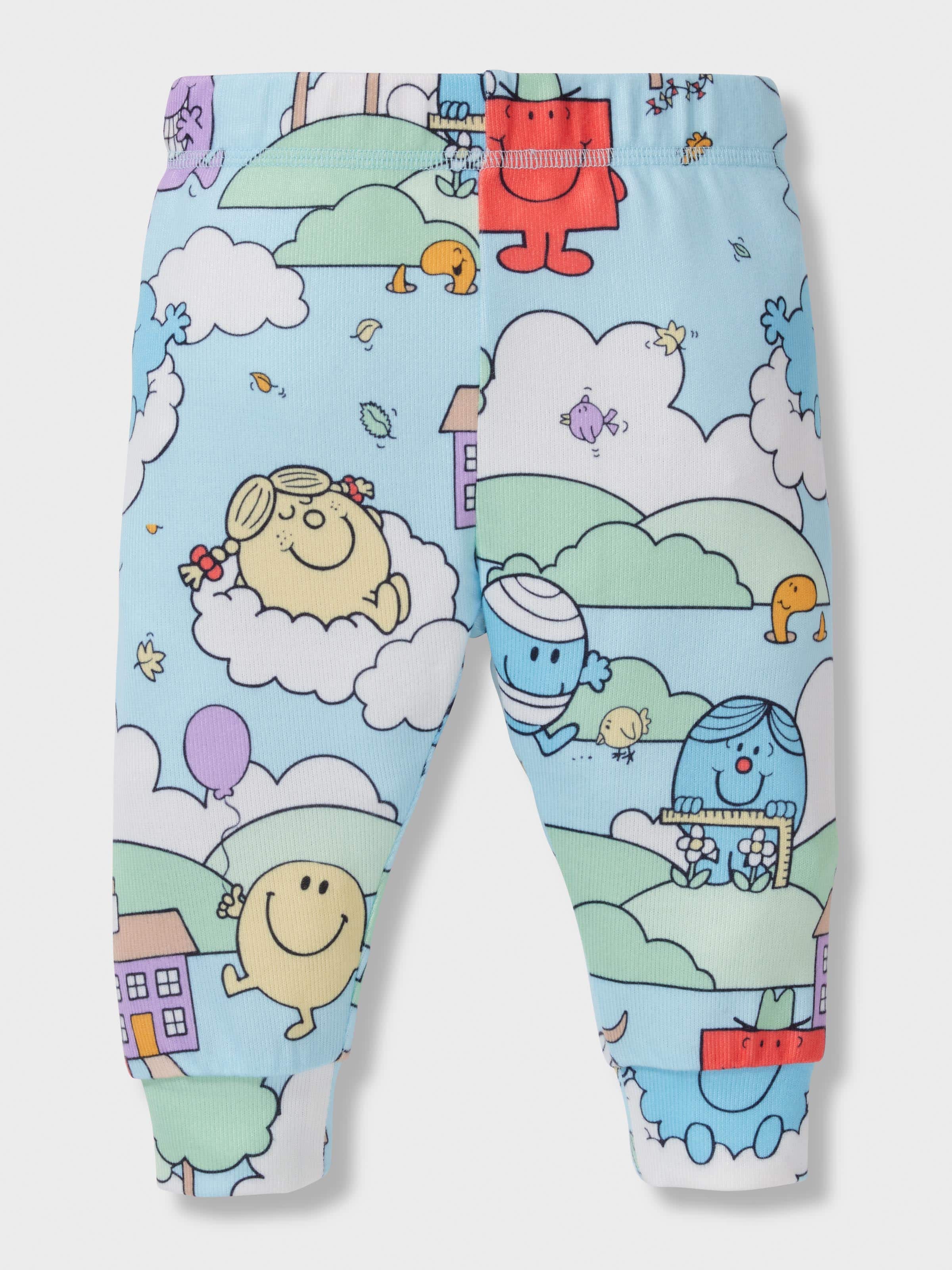 Baby Boy Mr Men Plush Long Pj Set