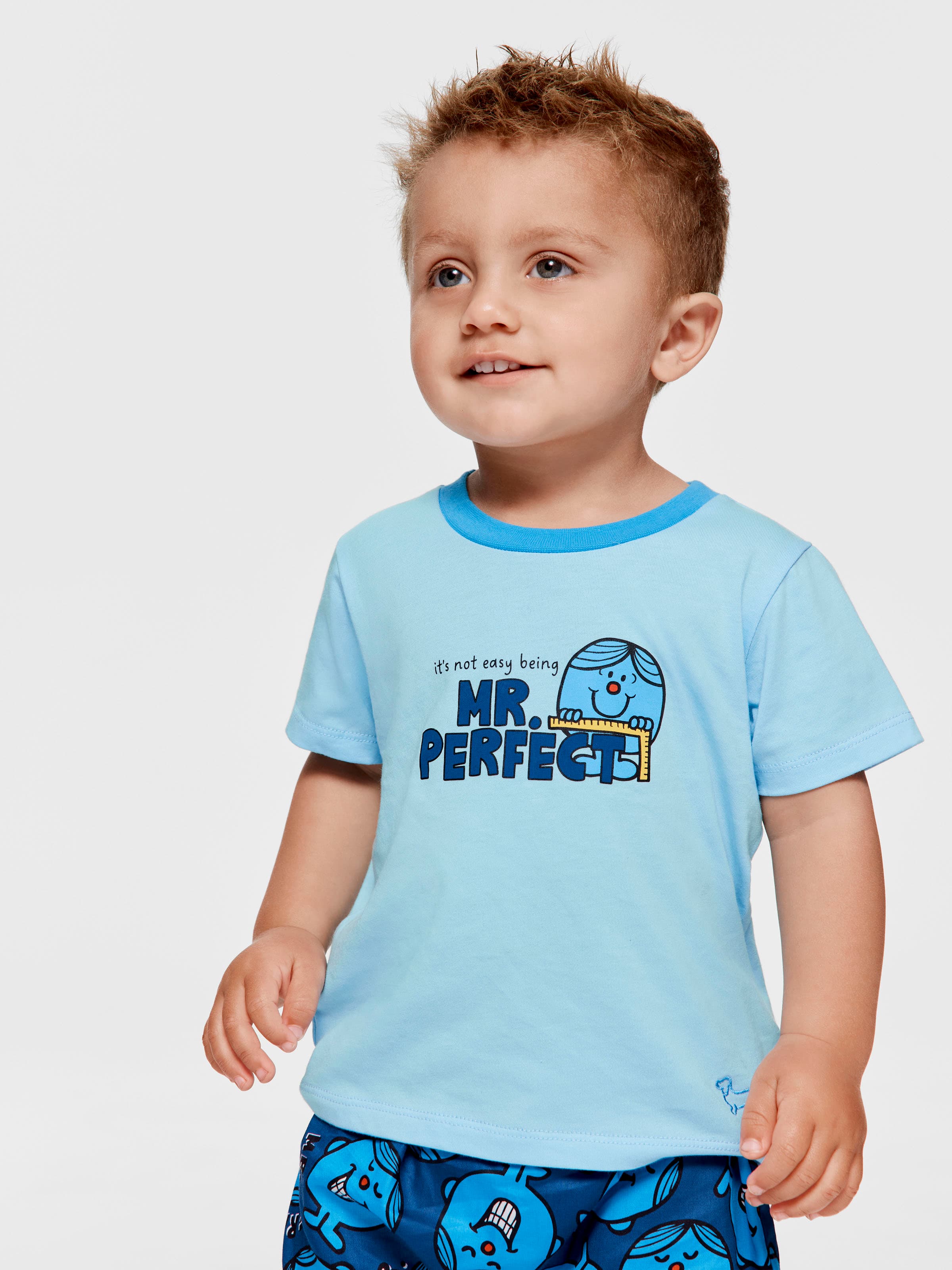 Baby Boy Mr Perfect 100% Cotton Short Pj Set