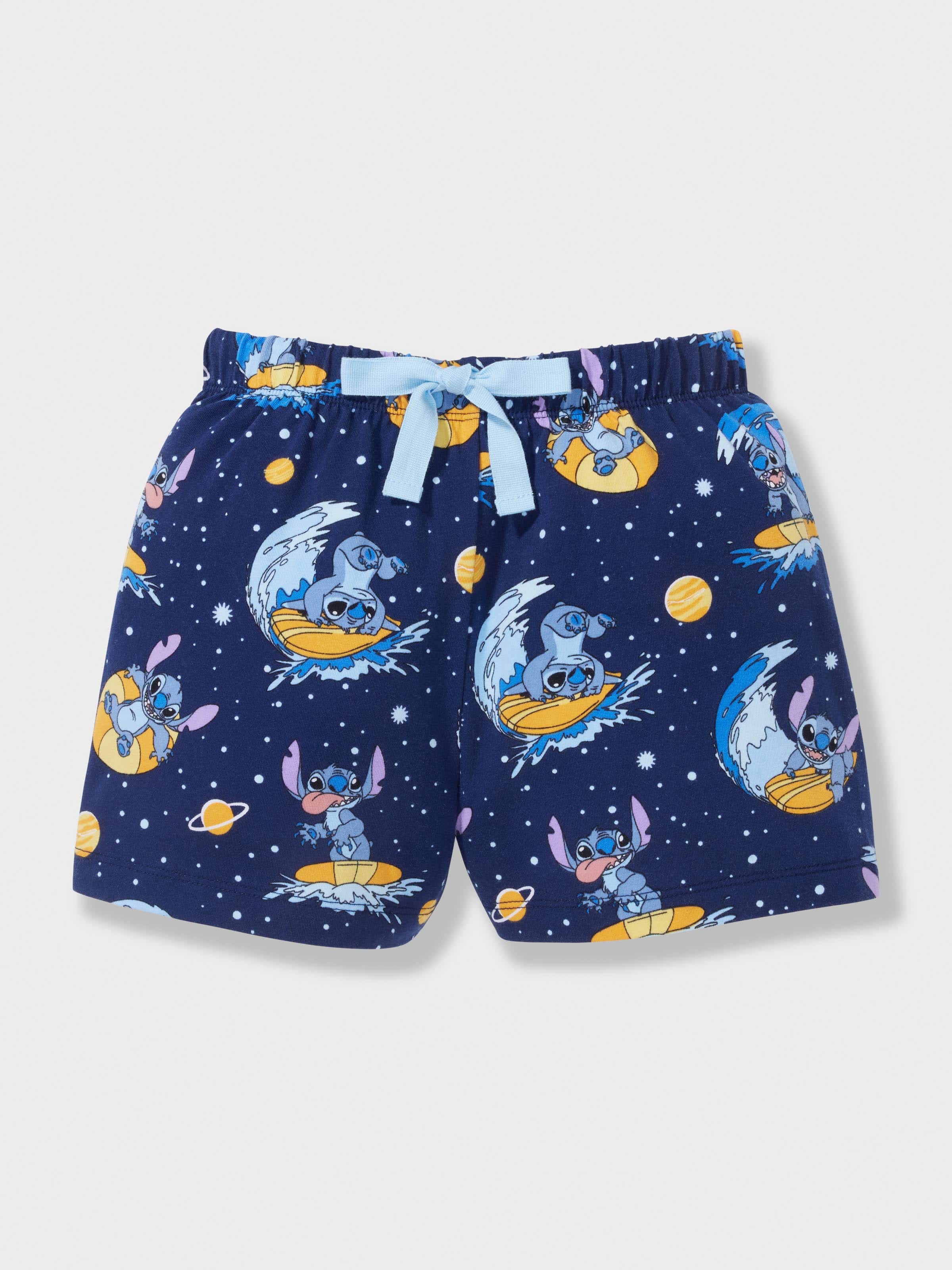 Kids Disney Stitch In Space Short Pj Set