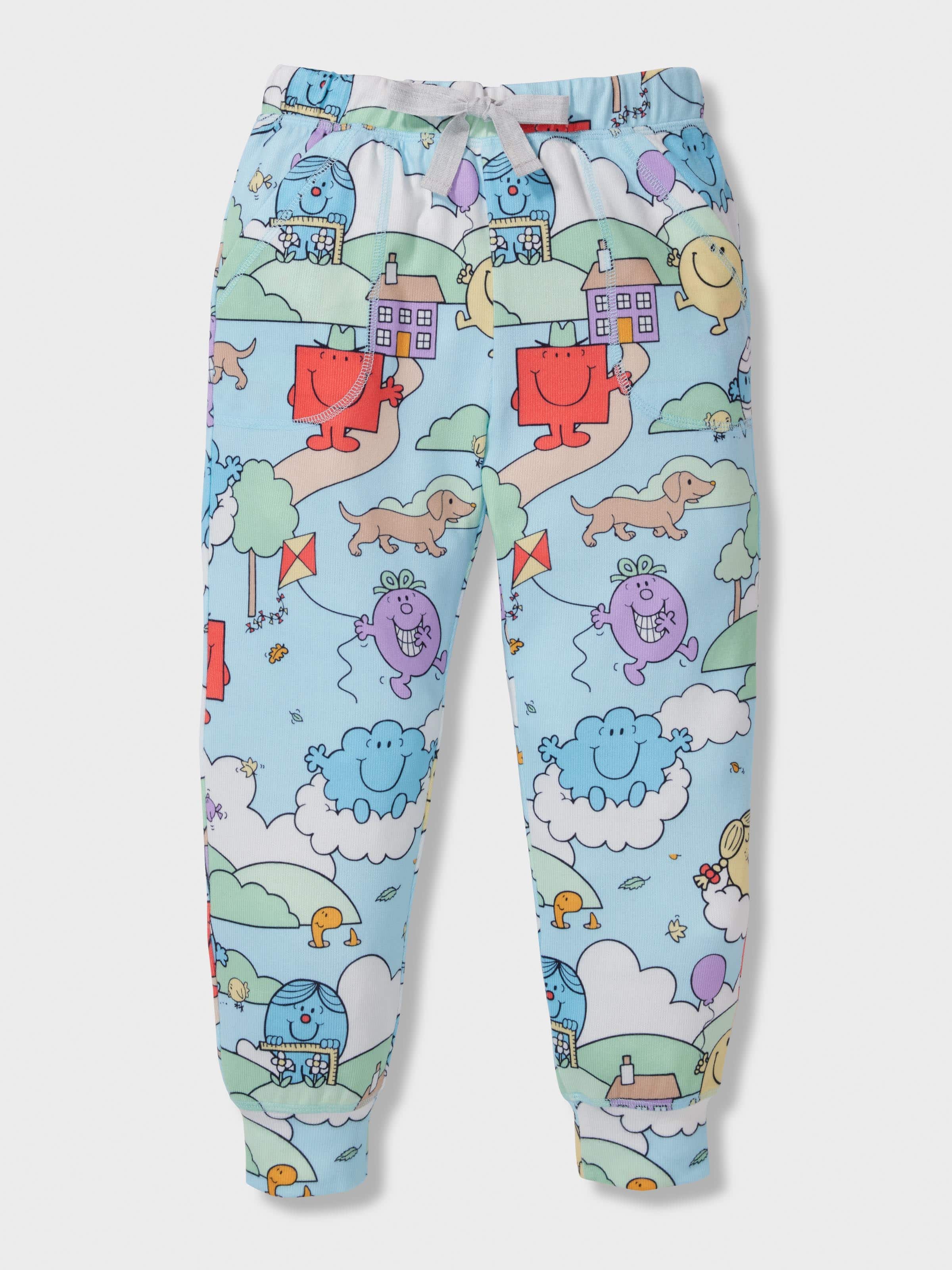 Jnr Boys Mr Men Plush Long Pj Set