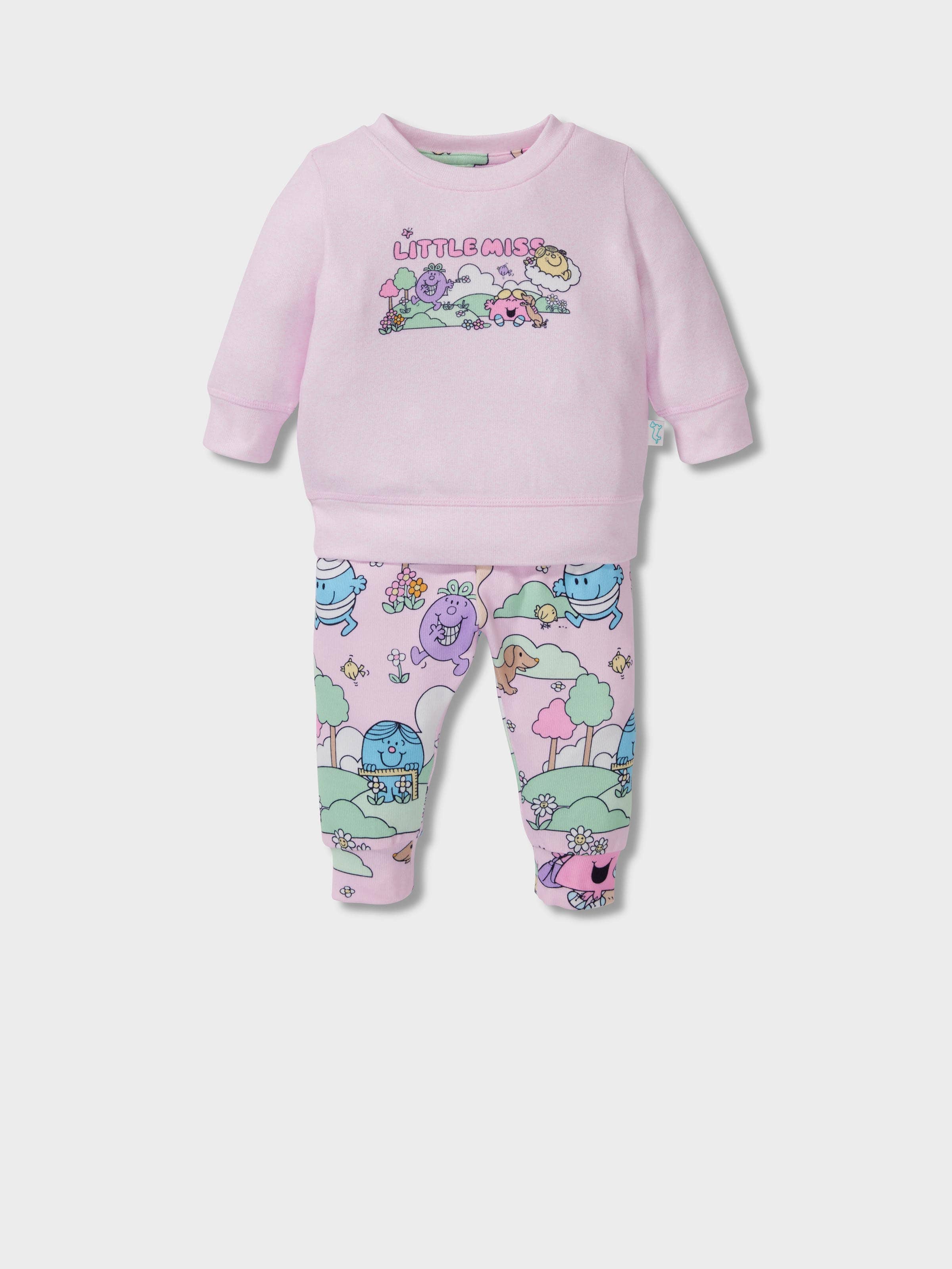 Baby Girl Little Miss Plush Long Pj Set