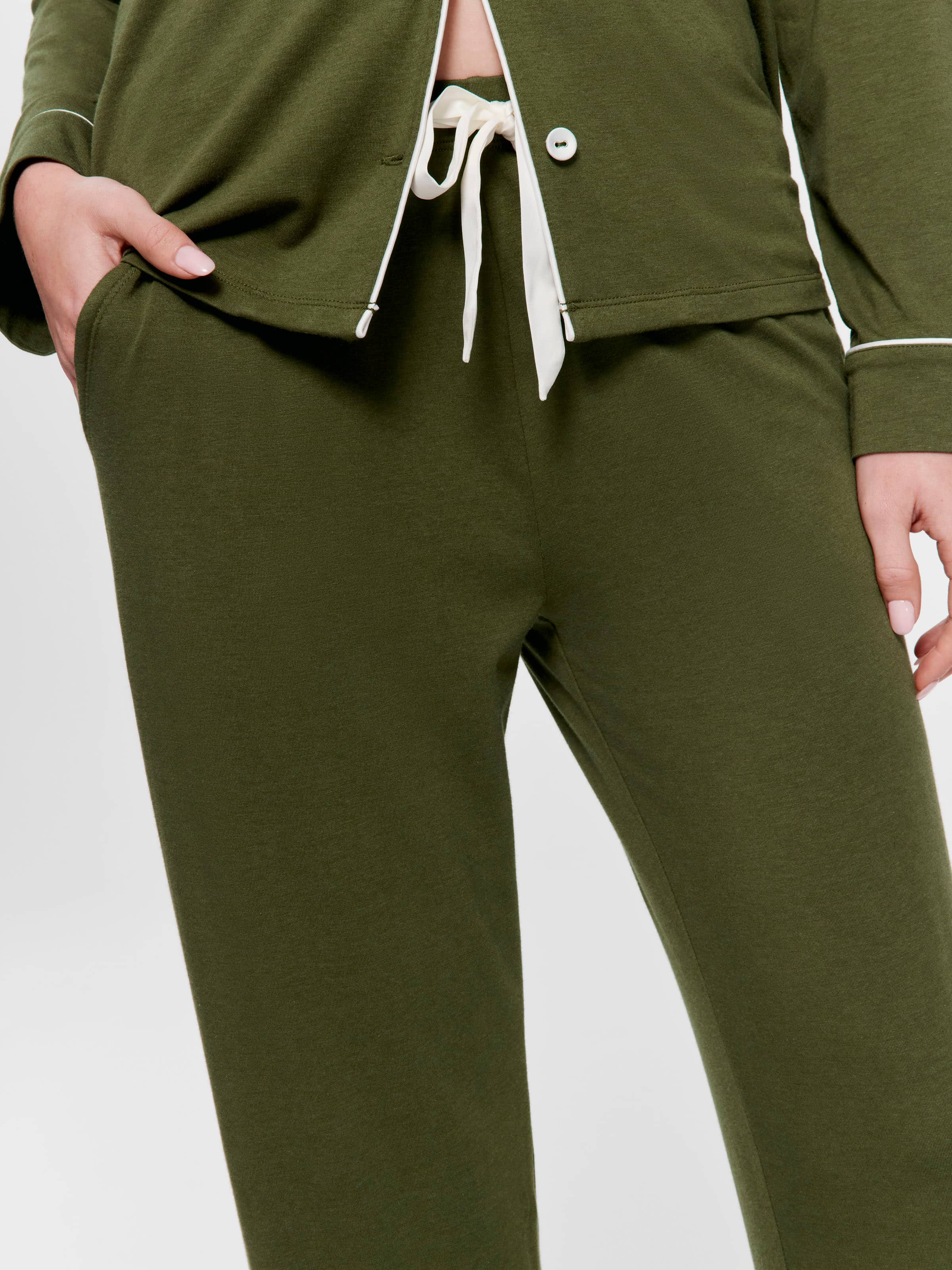 Green Bamboo Jersey Pj Bottom