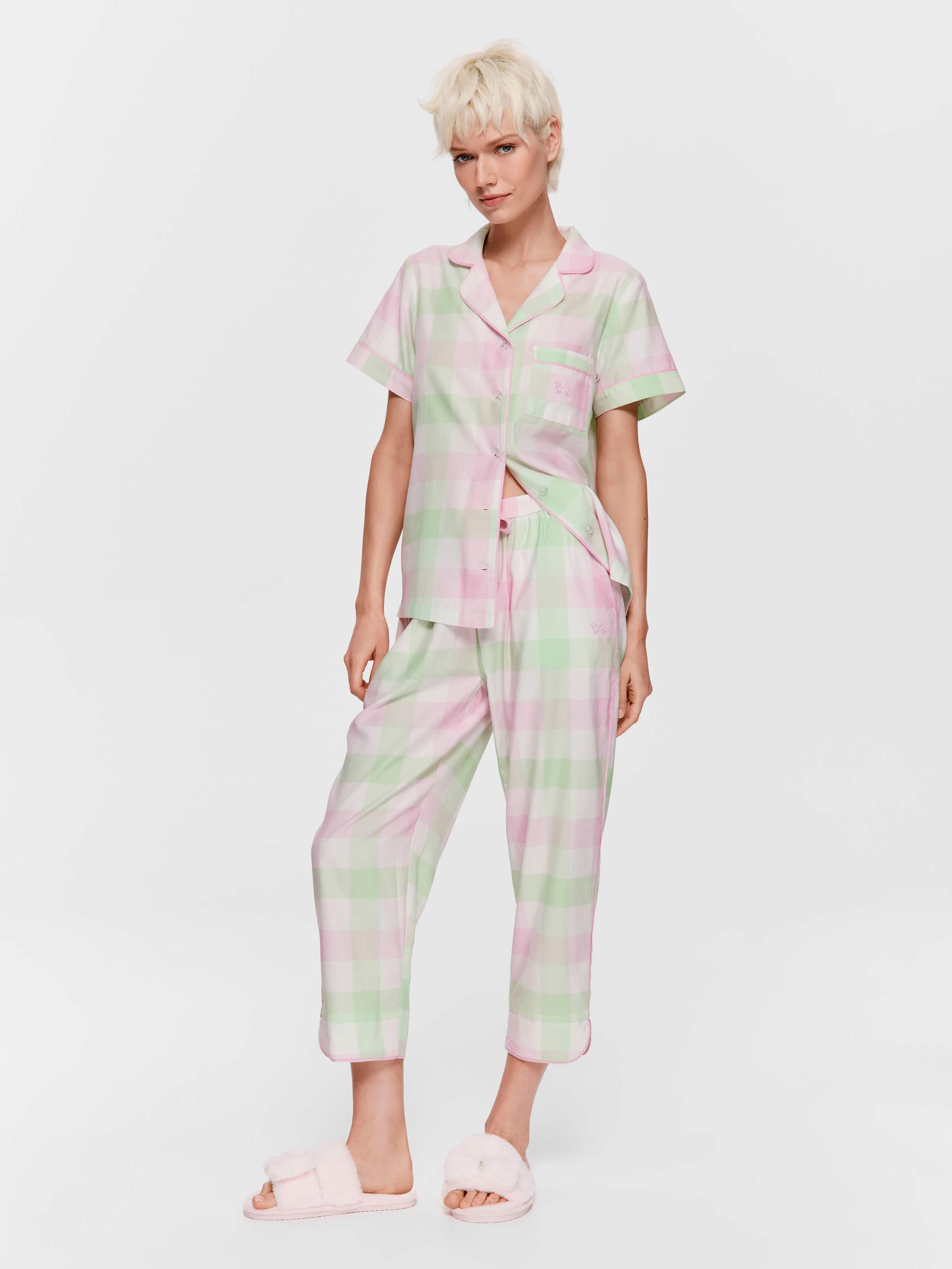 Buffalo Check 100% Cotton 3/4 Length Pj Bottom
