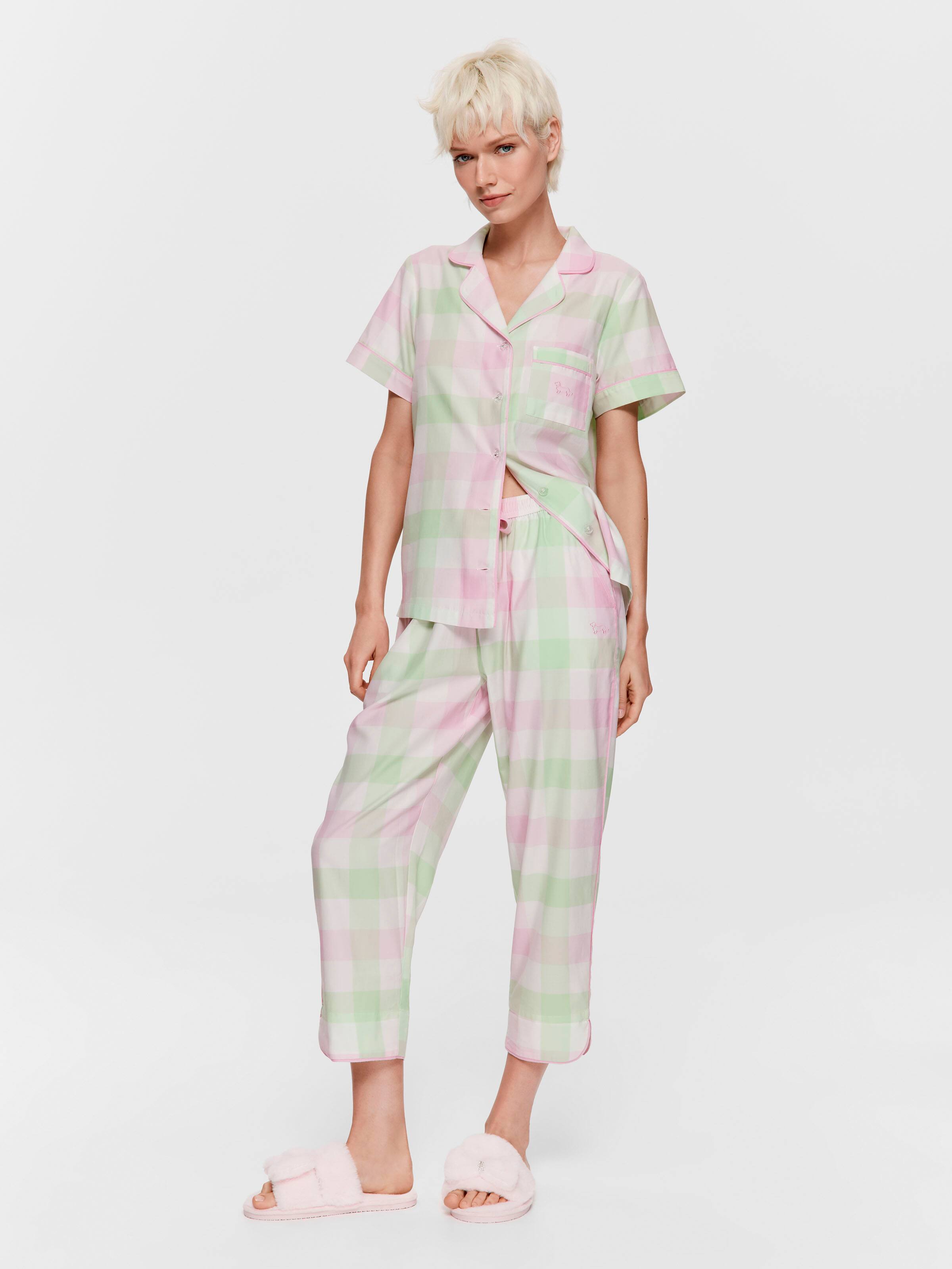 Buffalo Check 100% Cotton 3/4 Length Pj Bottom