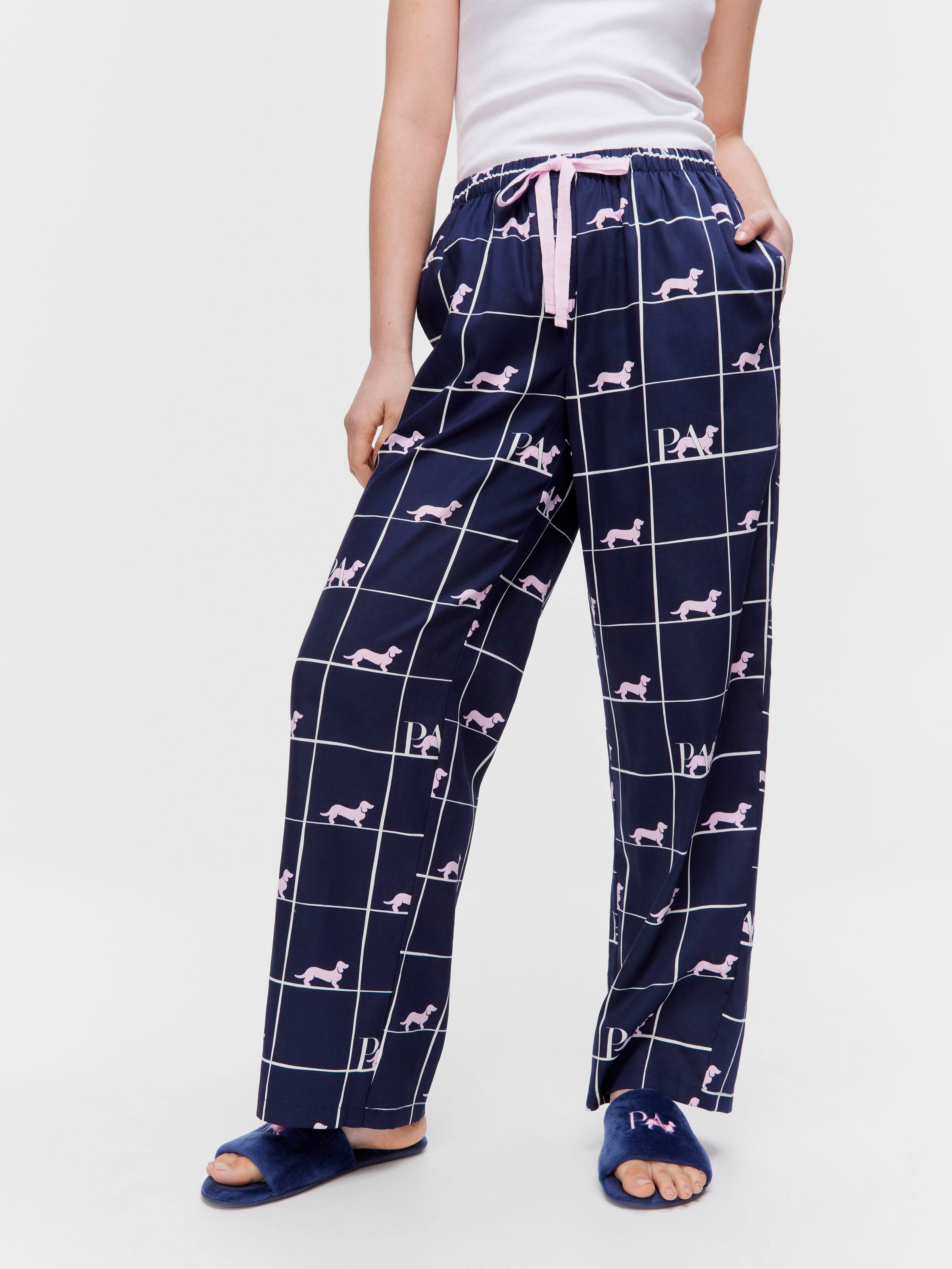 P.A. Logo 100% Cotton Sateen Pj Bottom