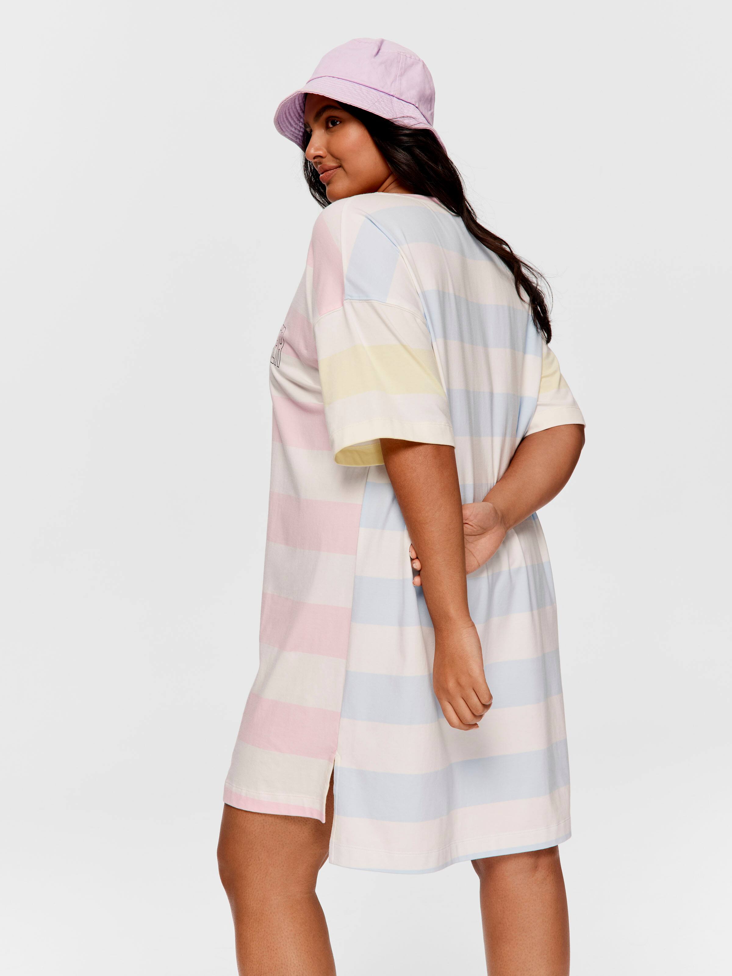 P.A. Plus Peter Alexander Logo Stripe Nightdress
