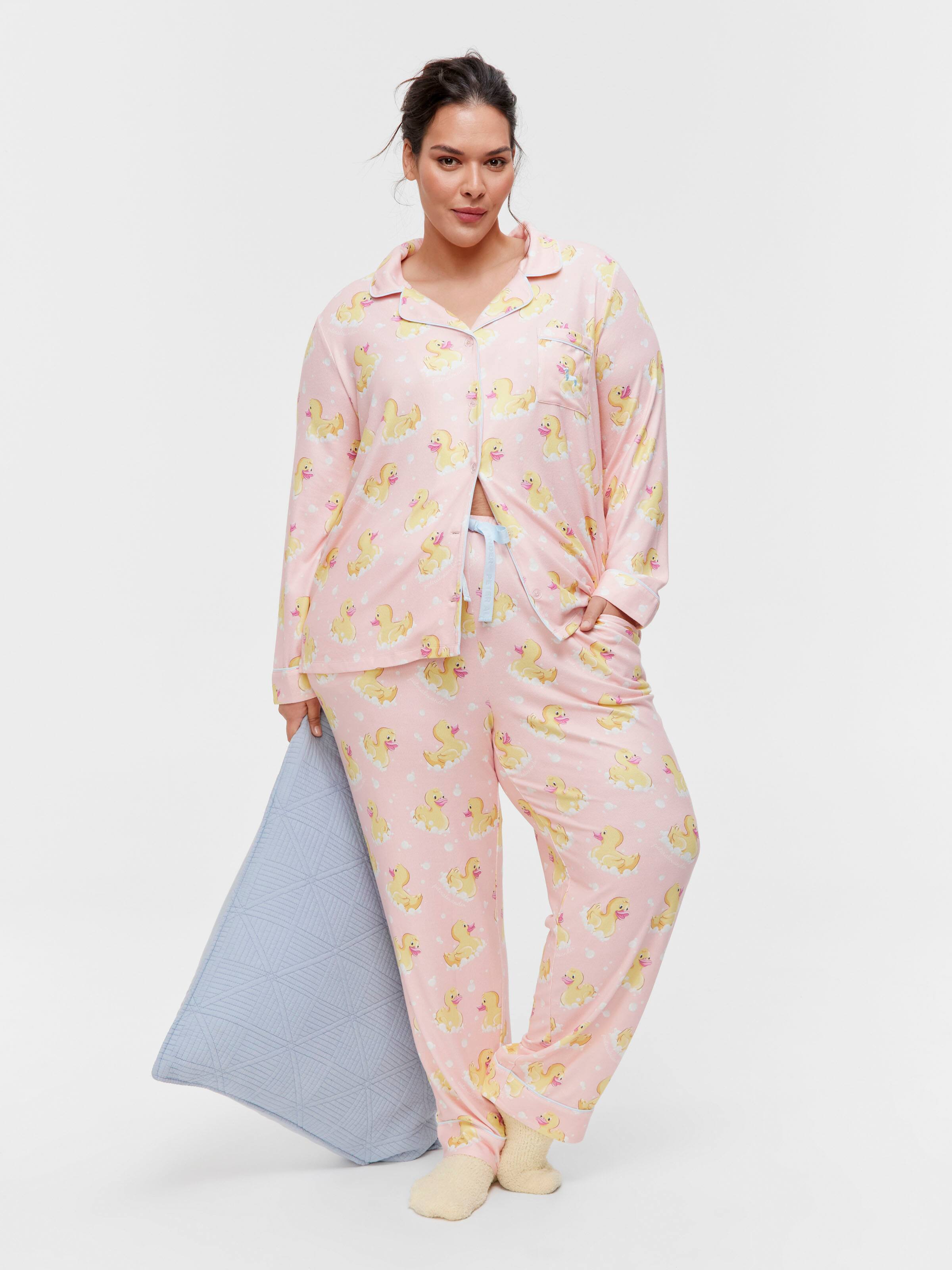 P.A. Plus Rubber Duck Plush Pj Set