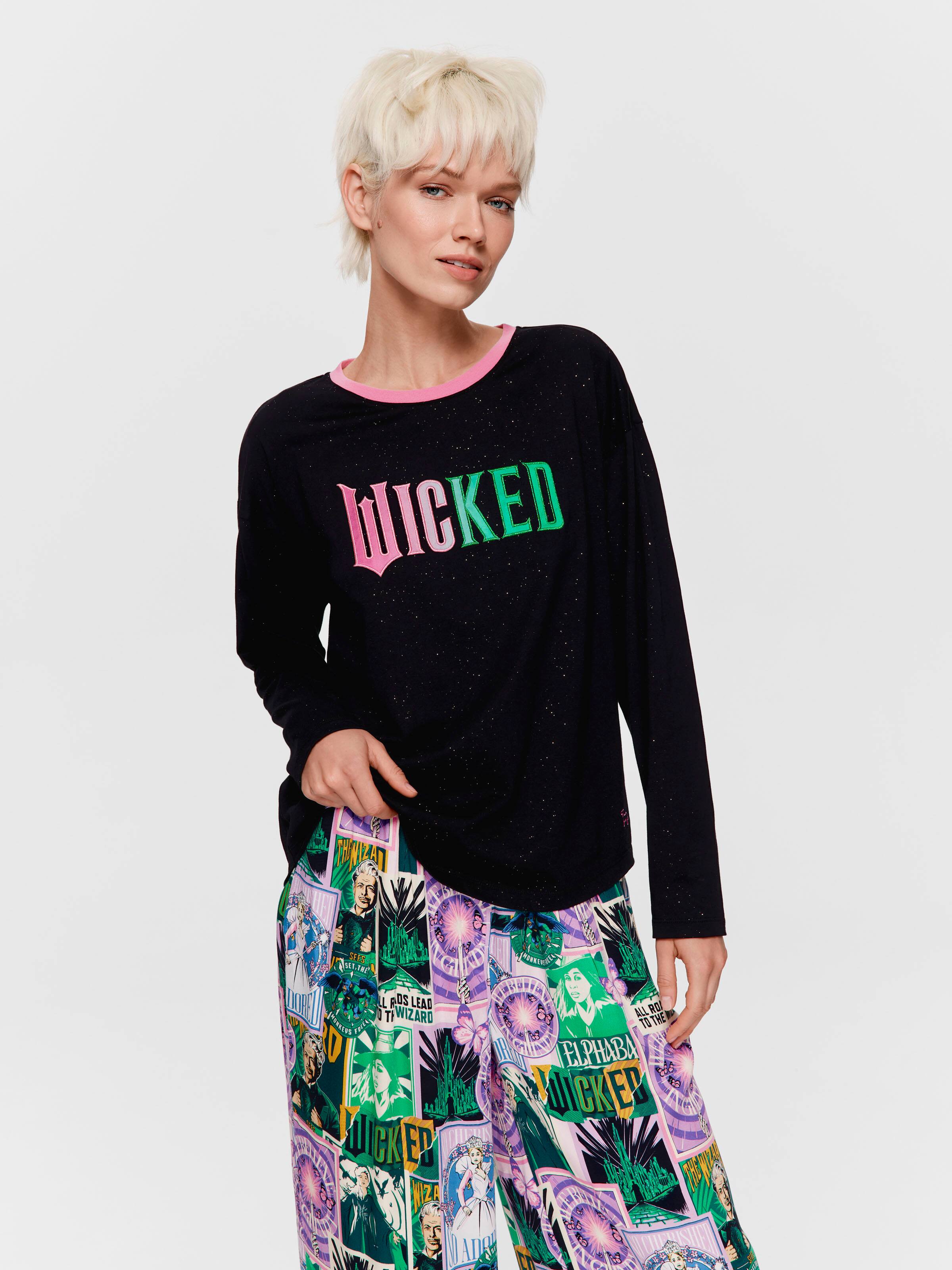Wicked Long Sleeve Pj Top