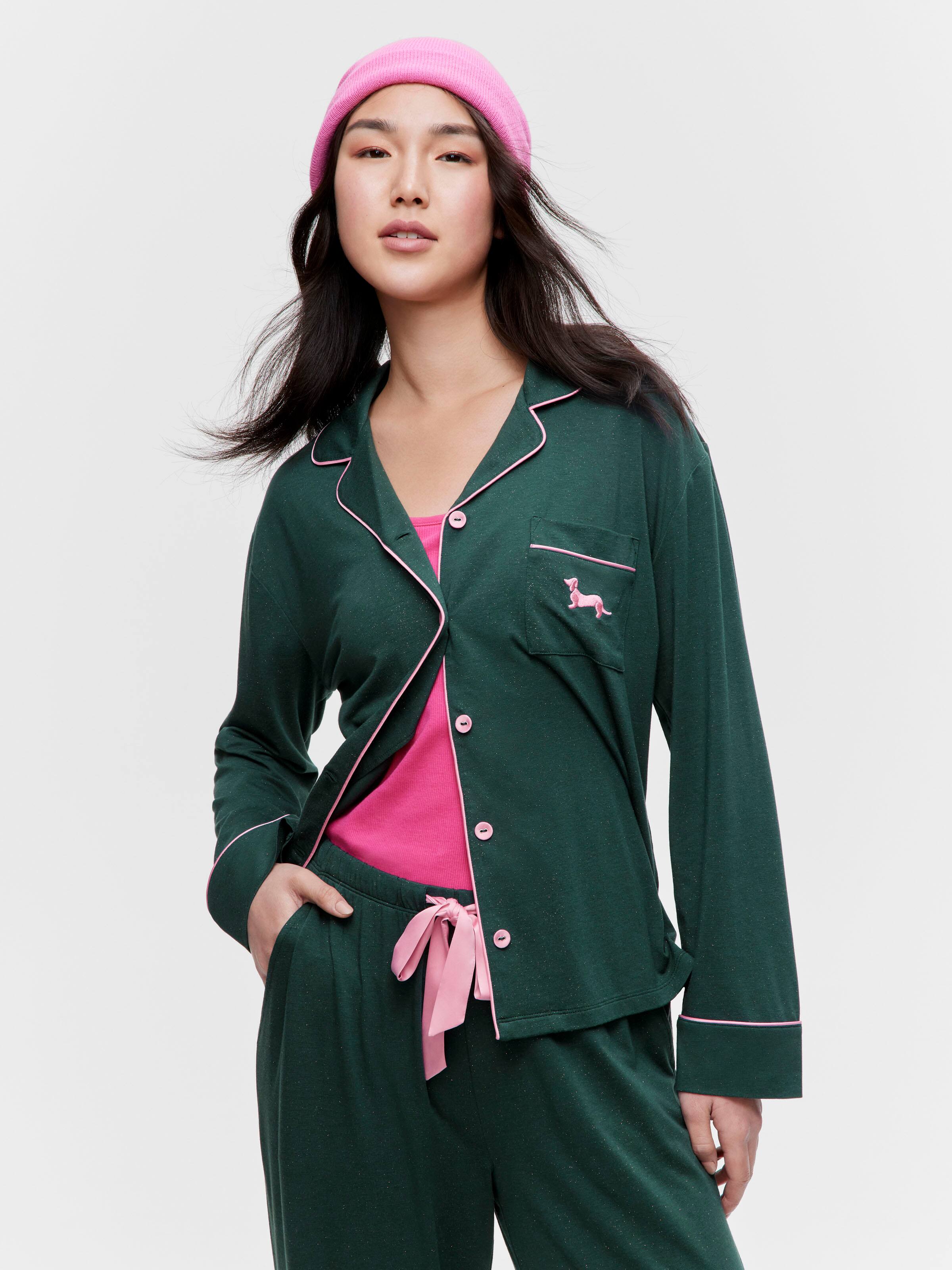 Glitter Bamboo Jersey Pj Set