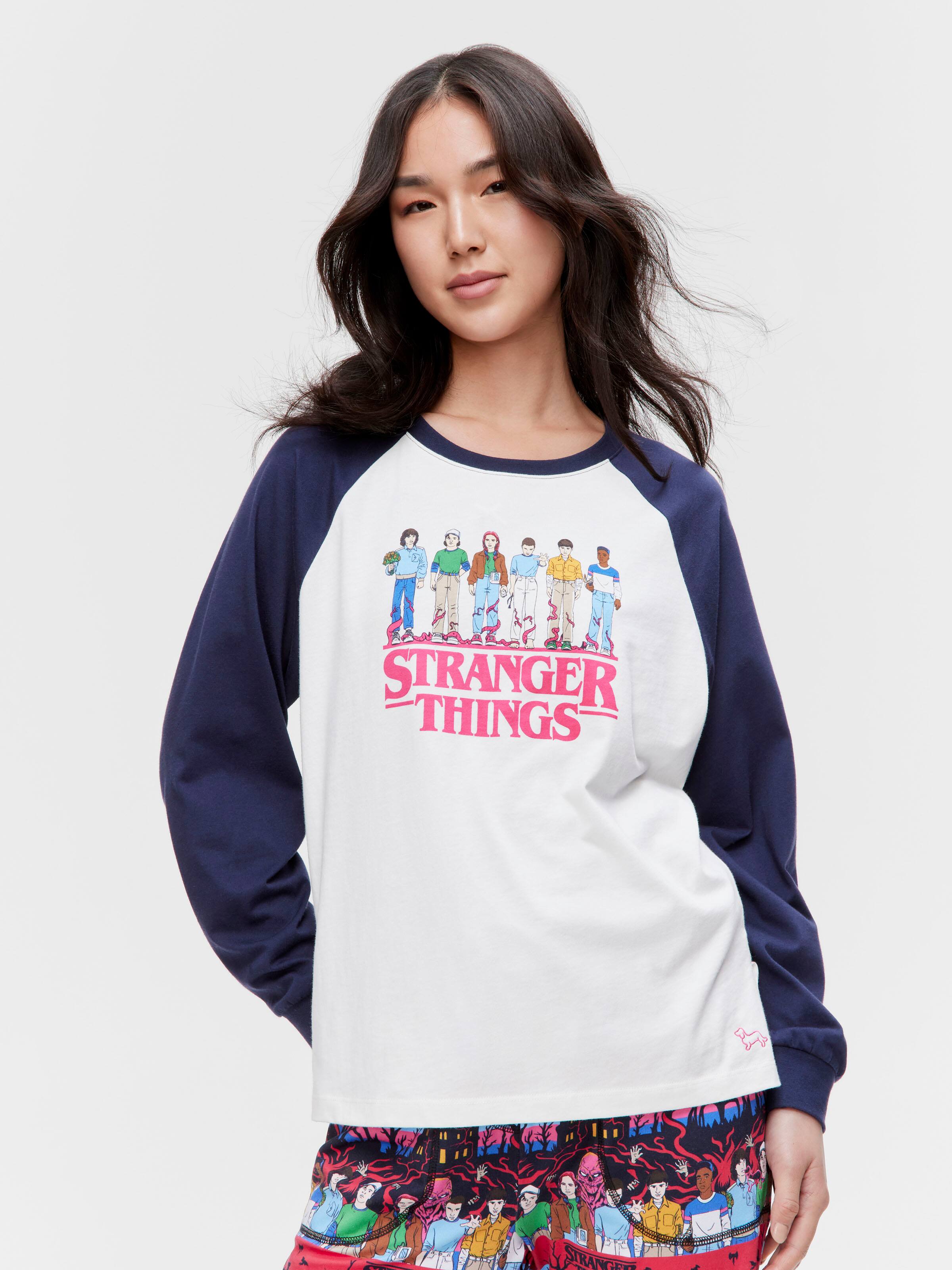 Stranger Things Long Sleeve Pj Top