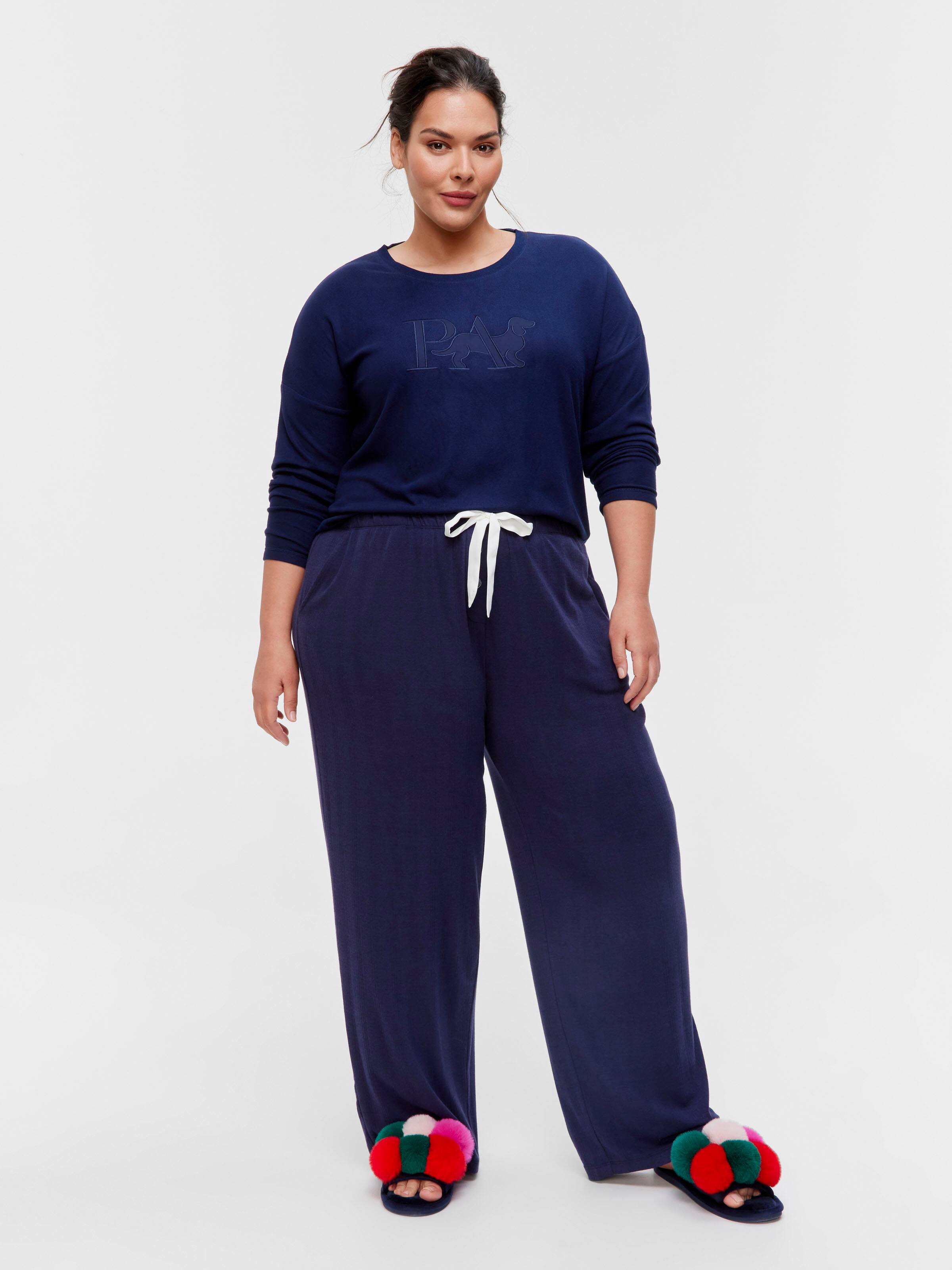 P.A. Plus Navy Pointelle Pj Bottom