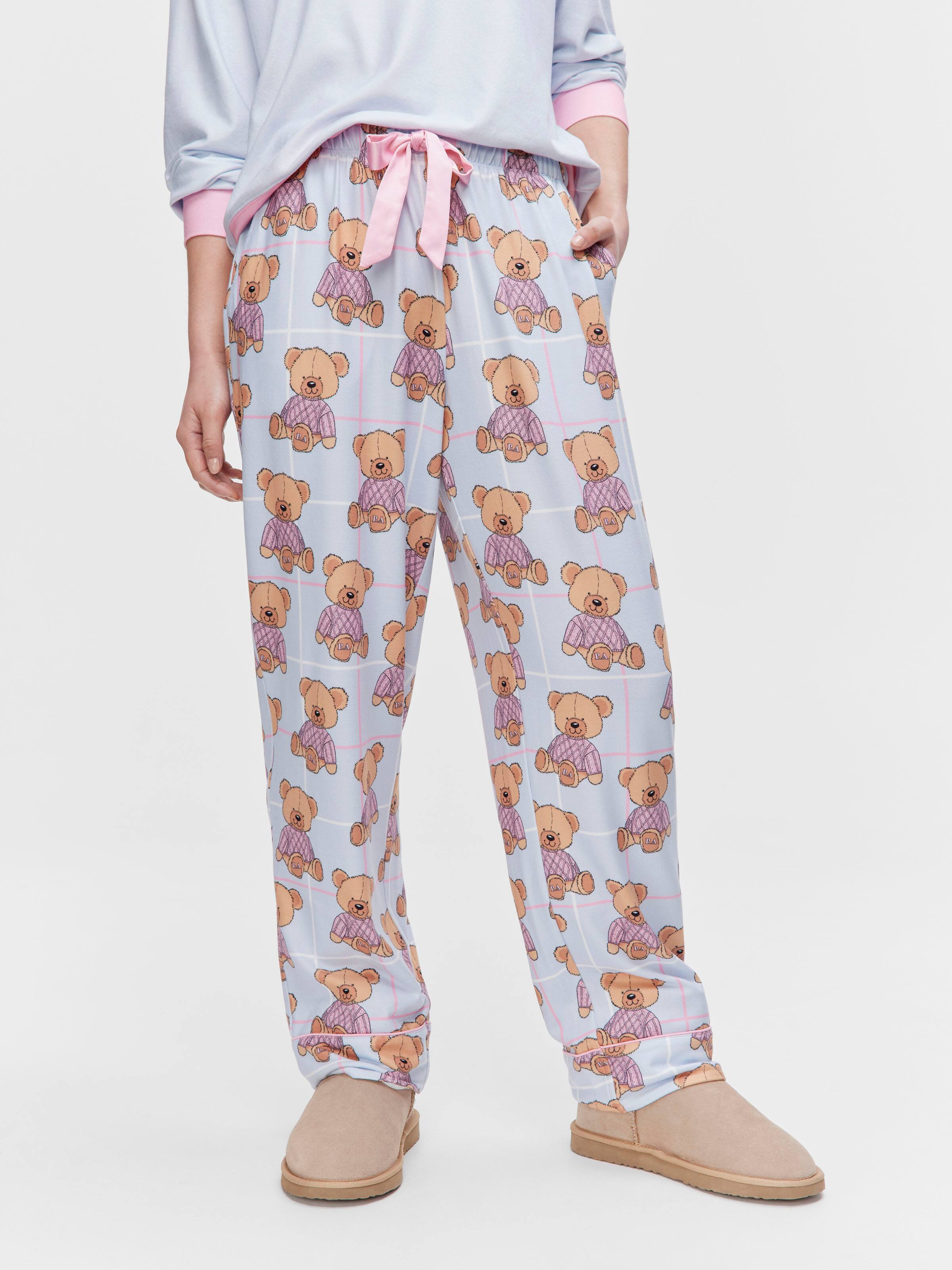Teddy Plush Pj Bottom