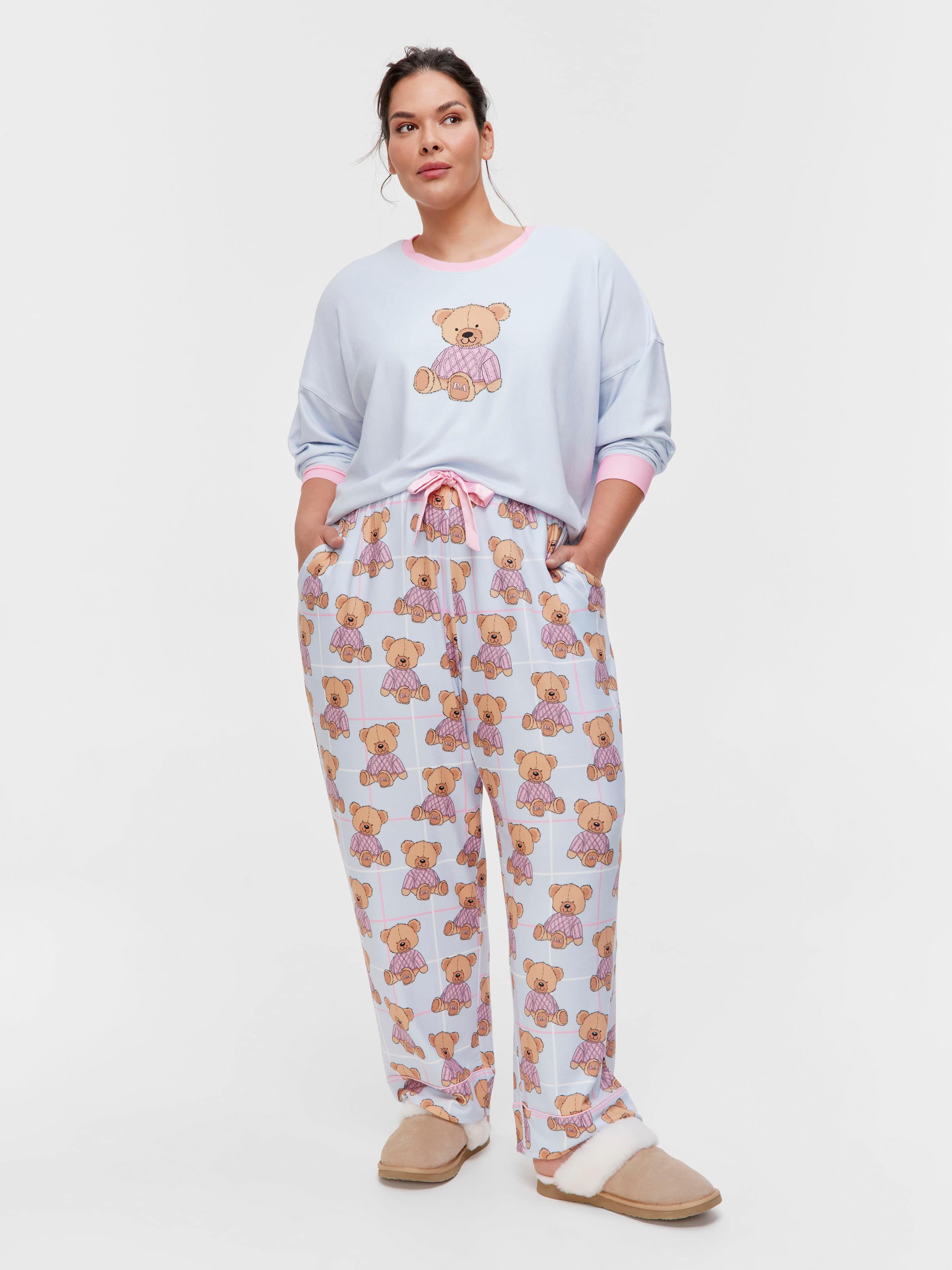 P.A. Plus Teddy Plush Pj Bottom