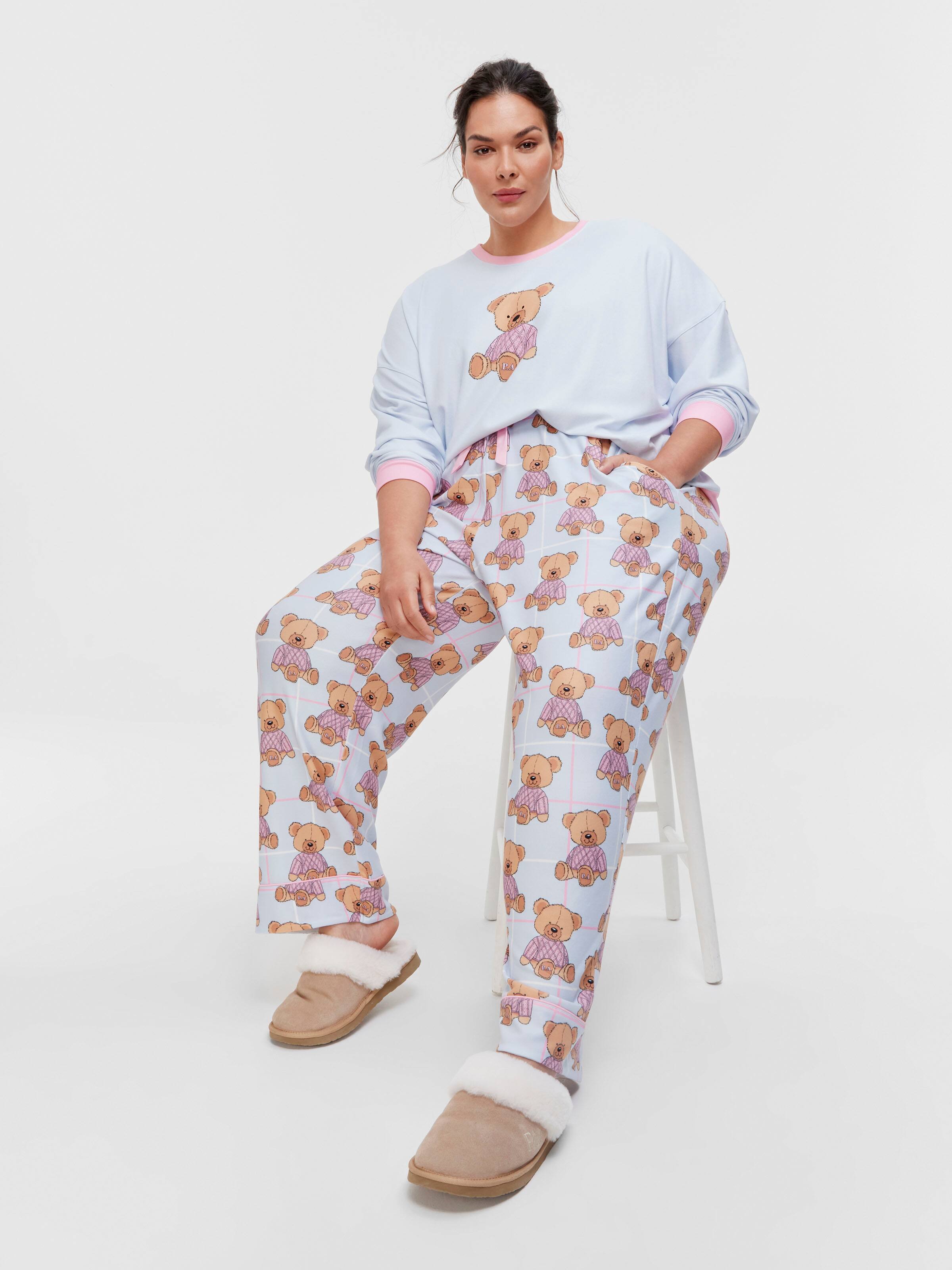 P.A. Plus Teddy Plush Pj Bottom