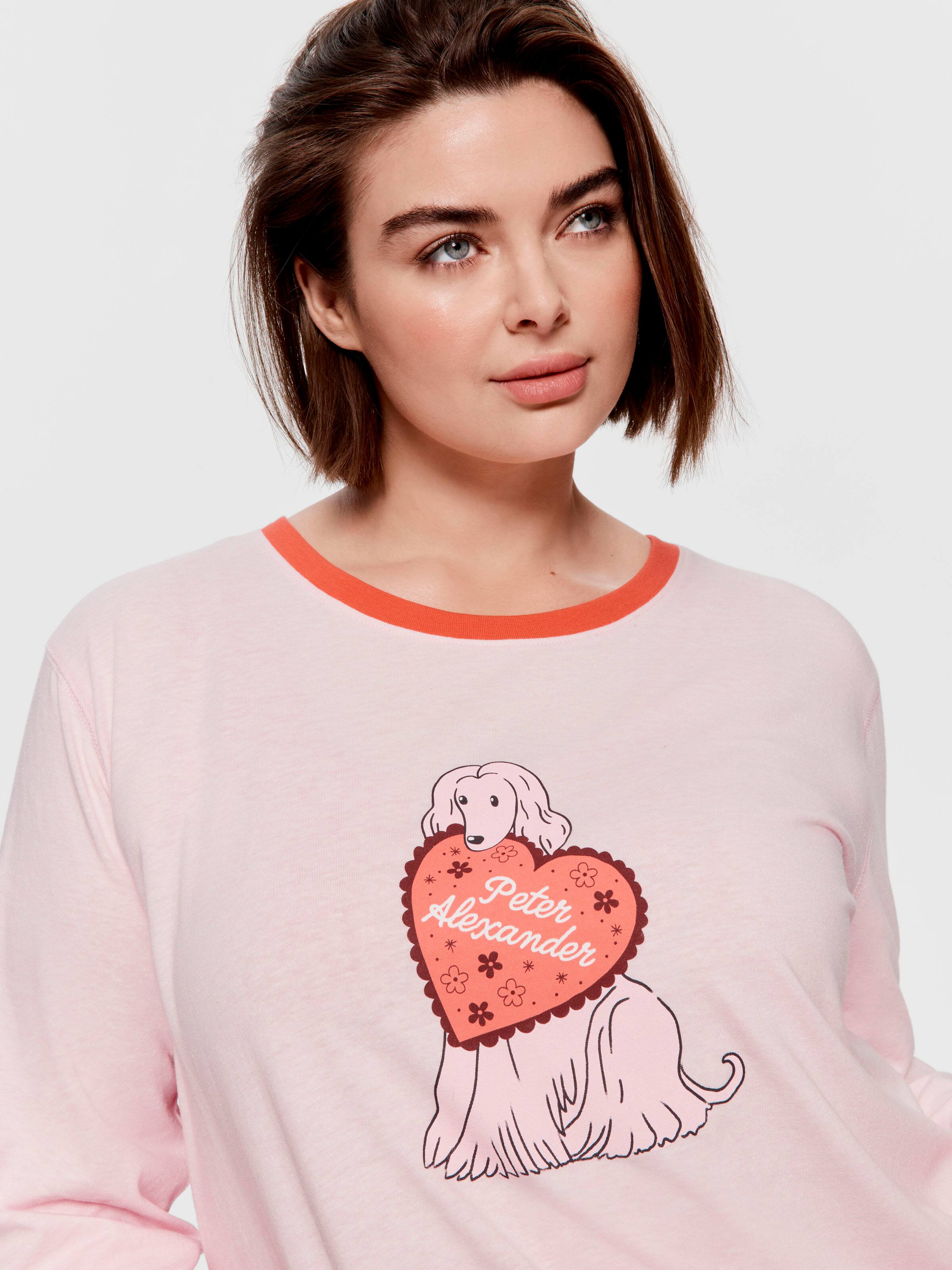 P.A. Plus Dog Love Long Sleeve Top