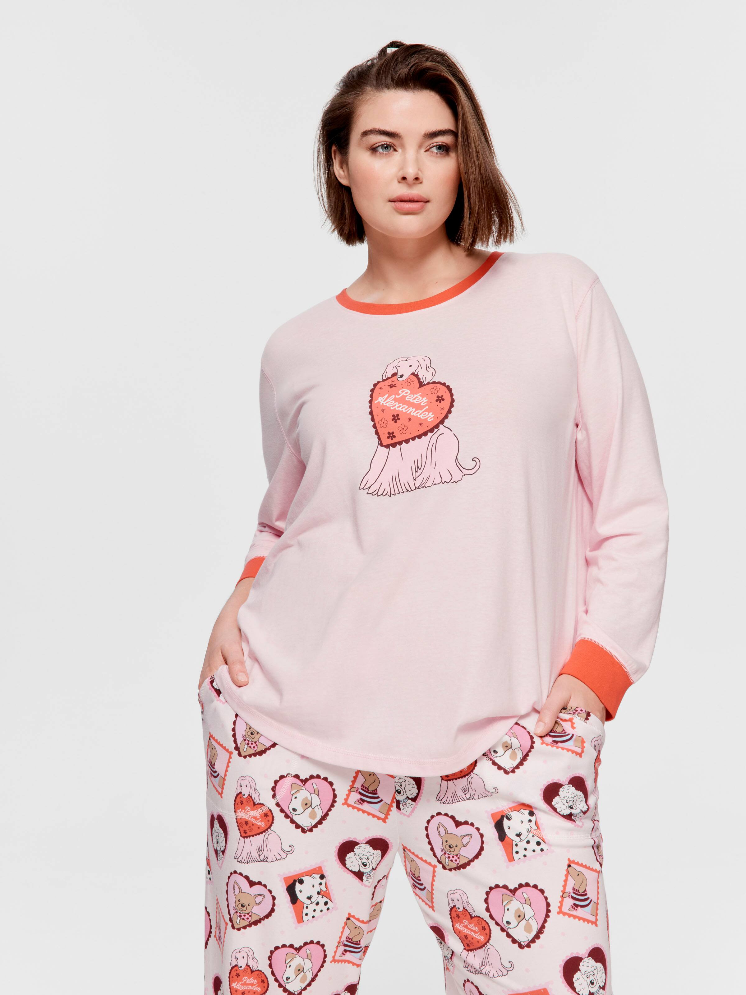 P.A. Plus Dog Love Long Sleeve Top