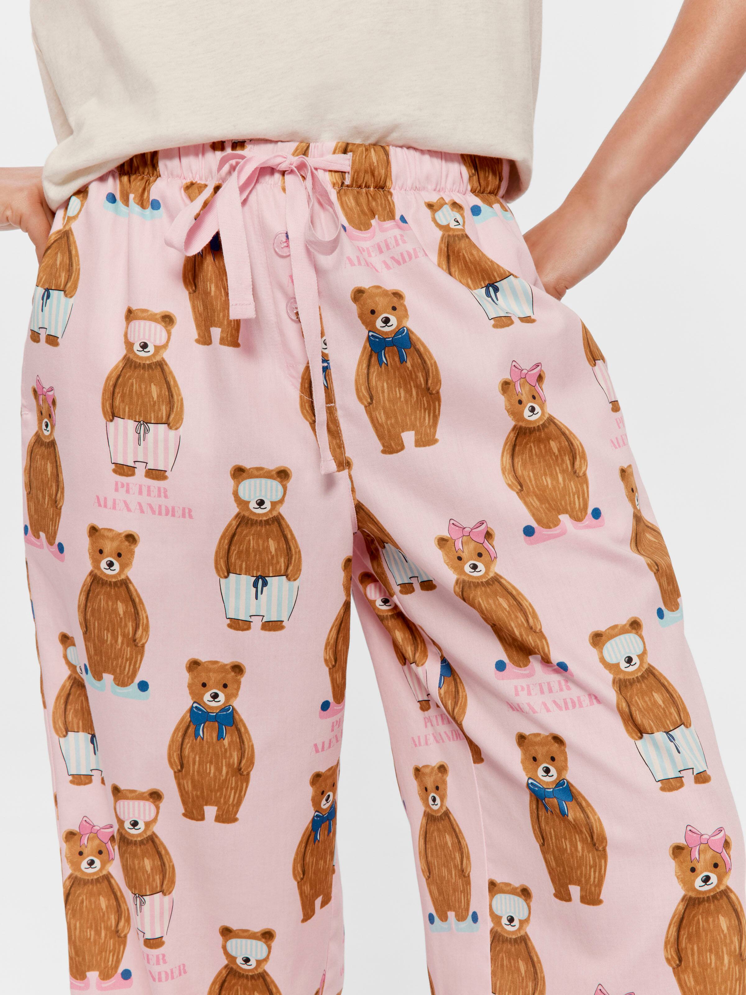 Sleepy Bear 100% Cotton Sateen Pj Bottom