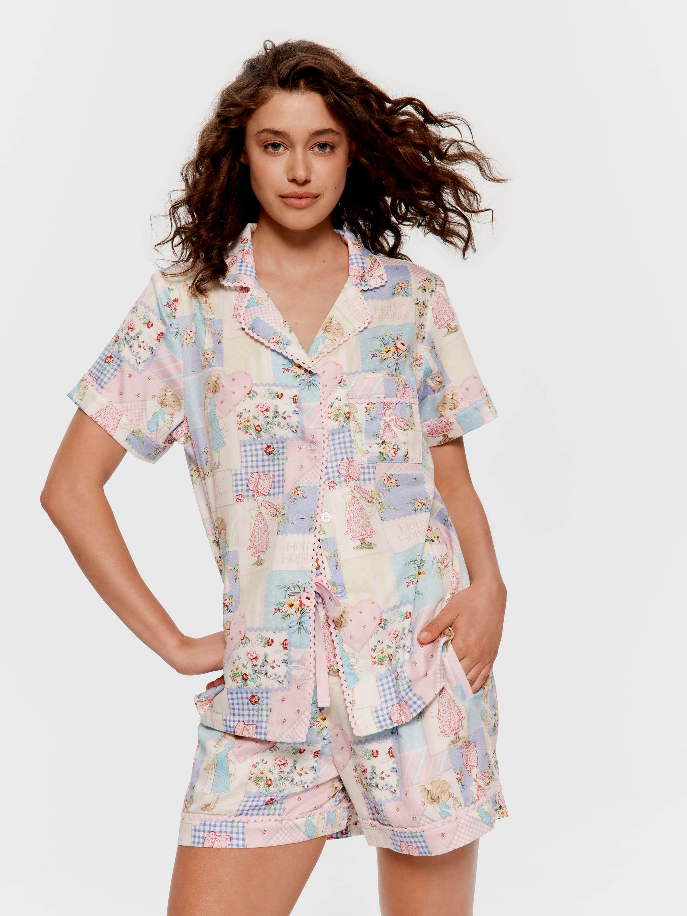 Holly Hobbie 100% Cotton Shortie Pj Set