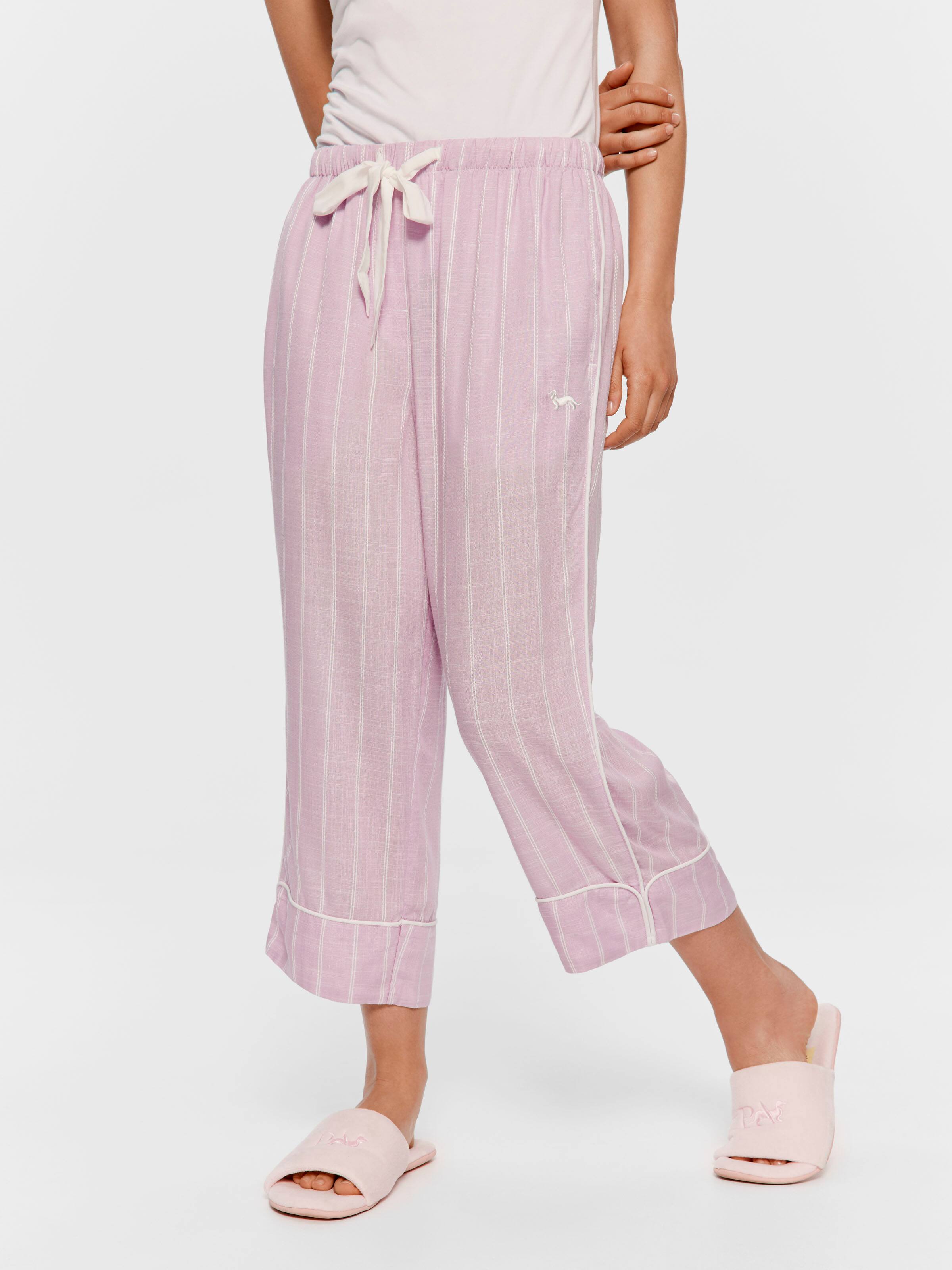 Textured Lavender 3/4 Pj Bottom