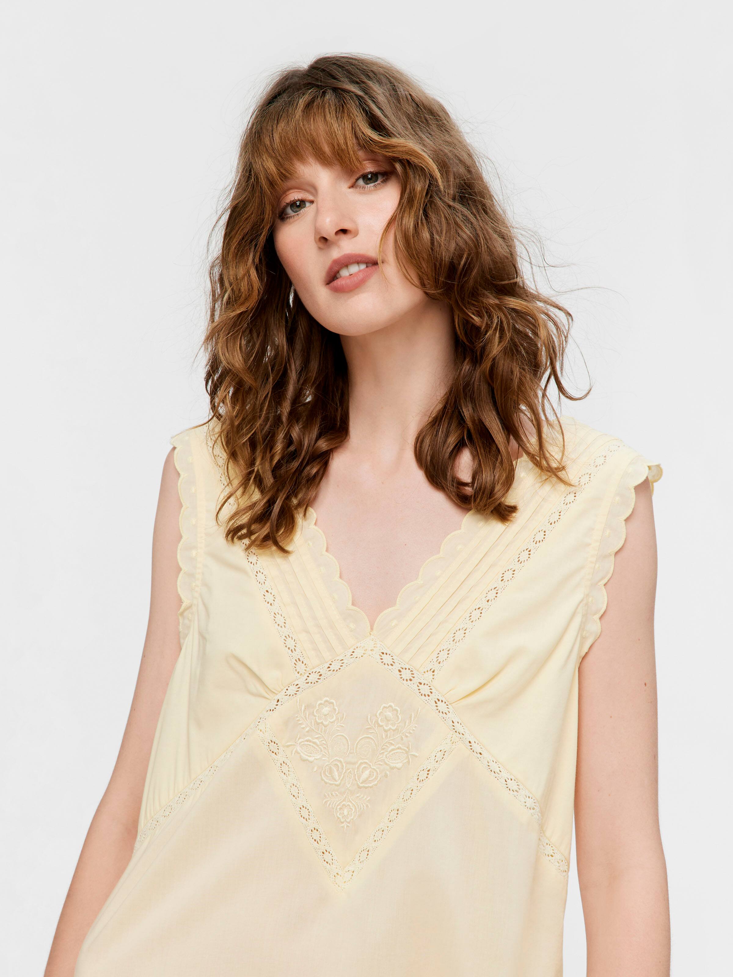 Vintage Butter Yellow Nightdress