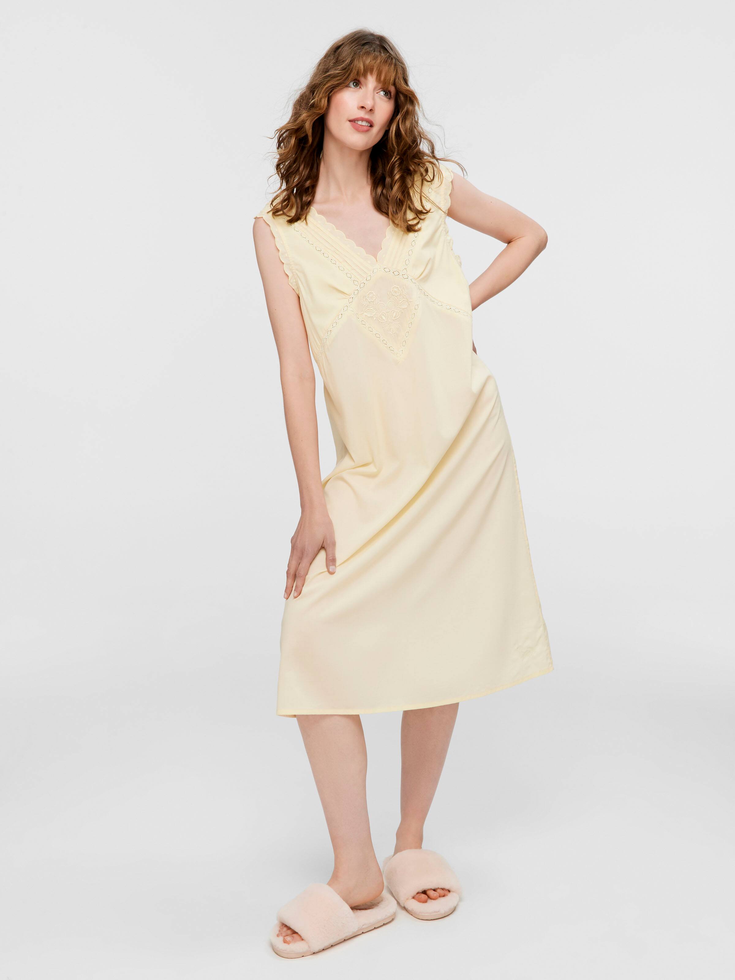 Vintage Butter Yellow Nightdress