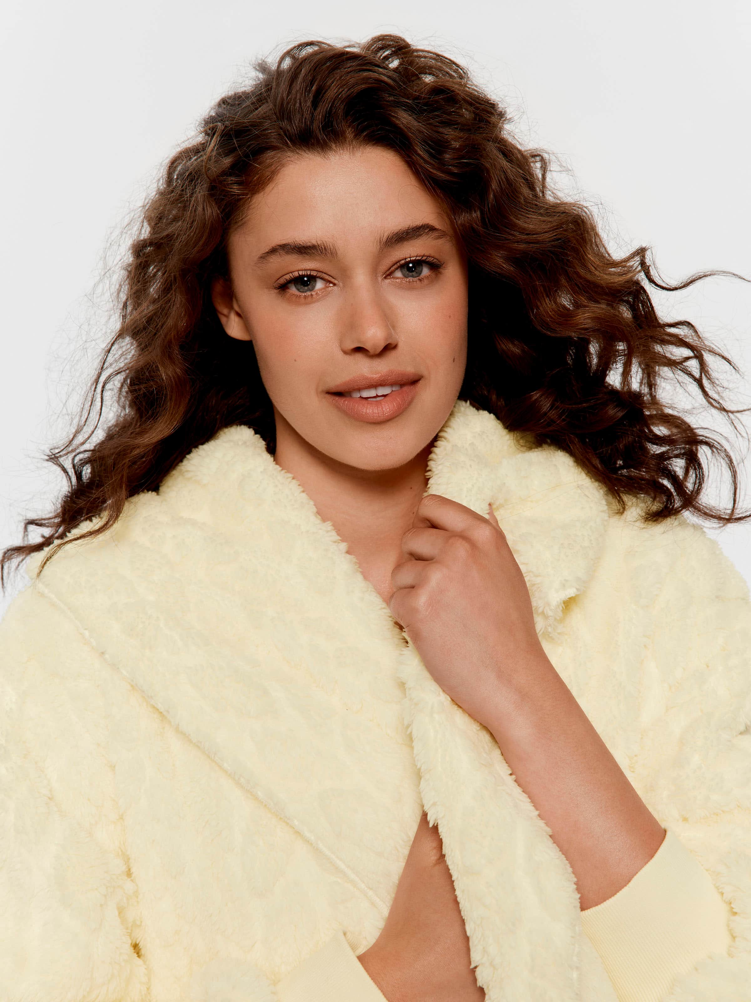 Butter Yellow Shrug Dressing Gown