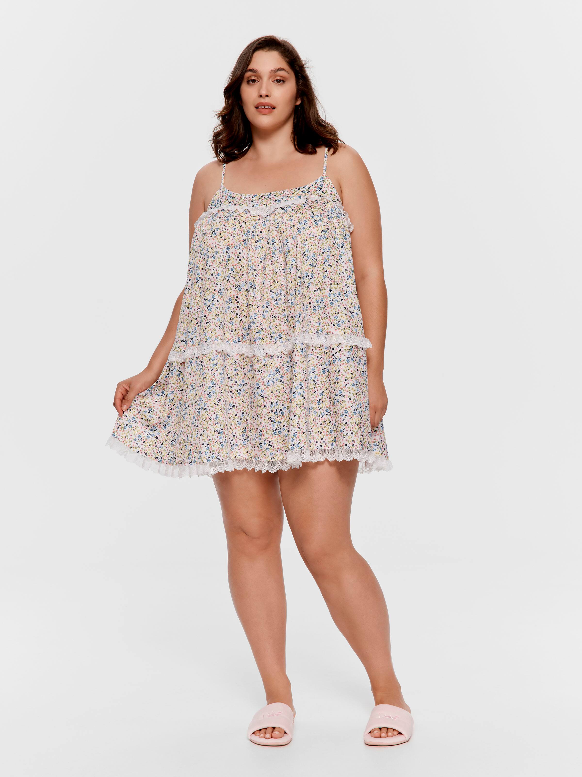 P.A. Plus Ditsy Floral Nightdress