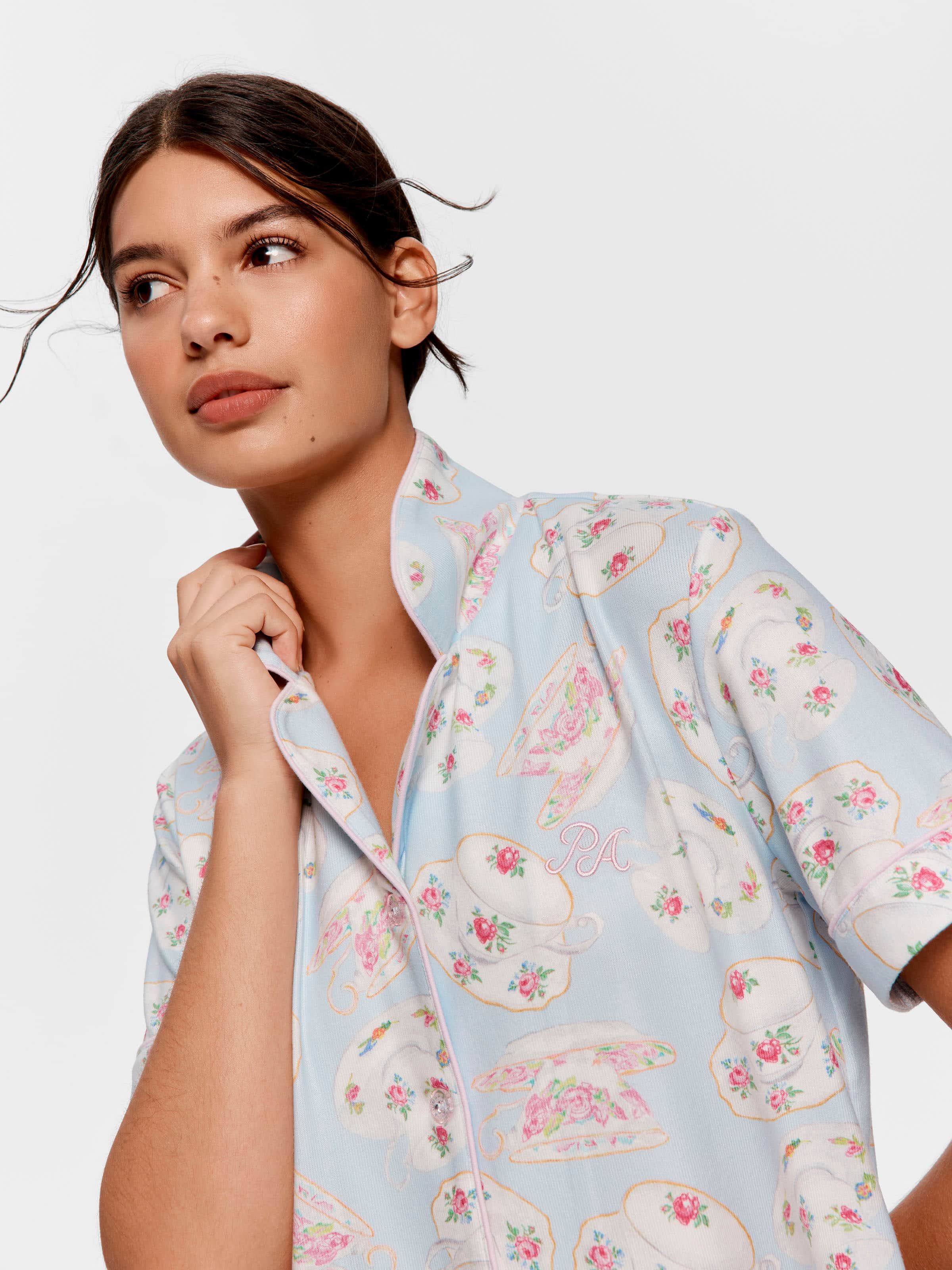 Pretty Teacup Plush Pj Set