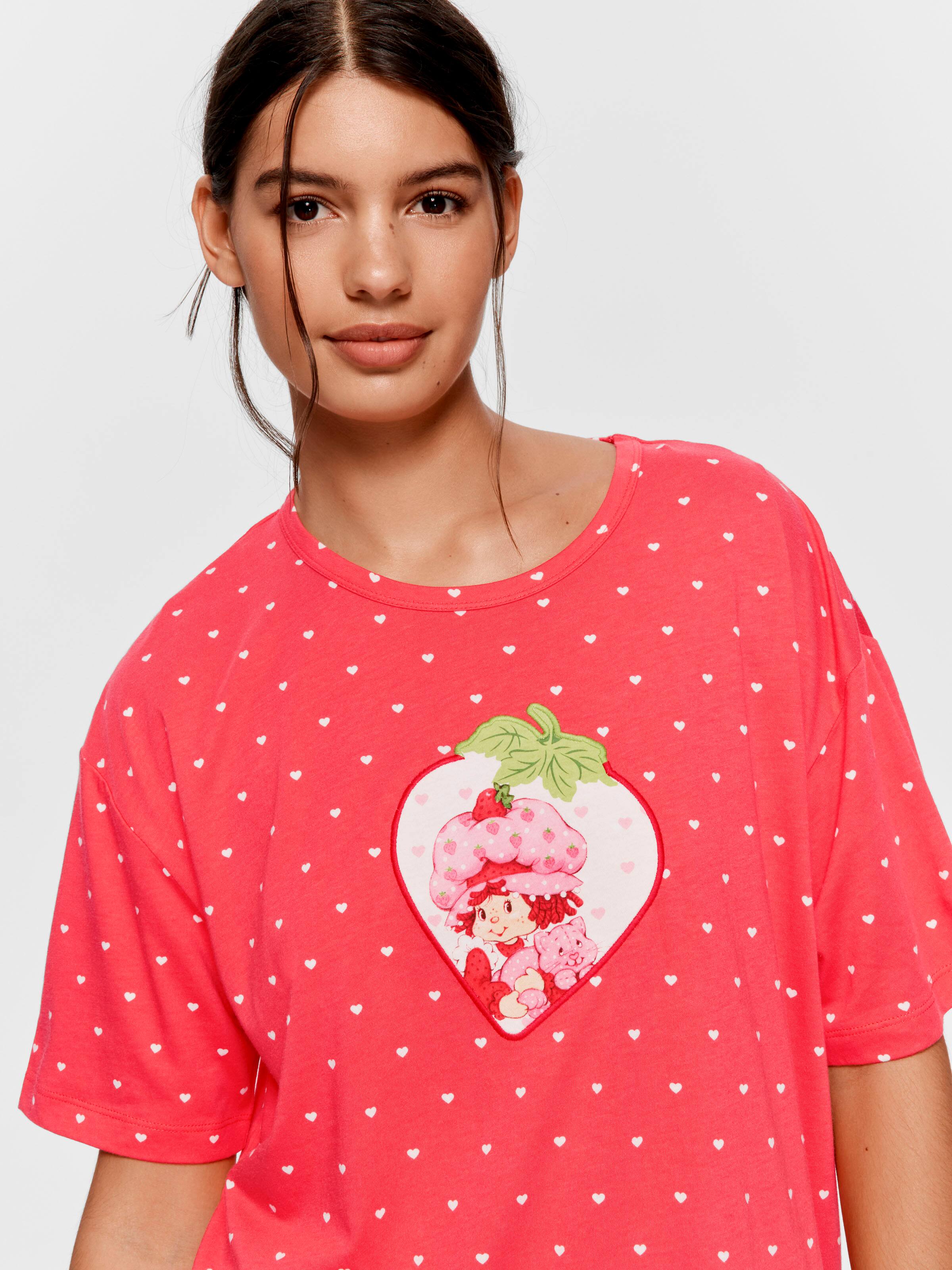 Strawberry Shortcake Heart Oversized Tshirt