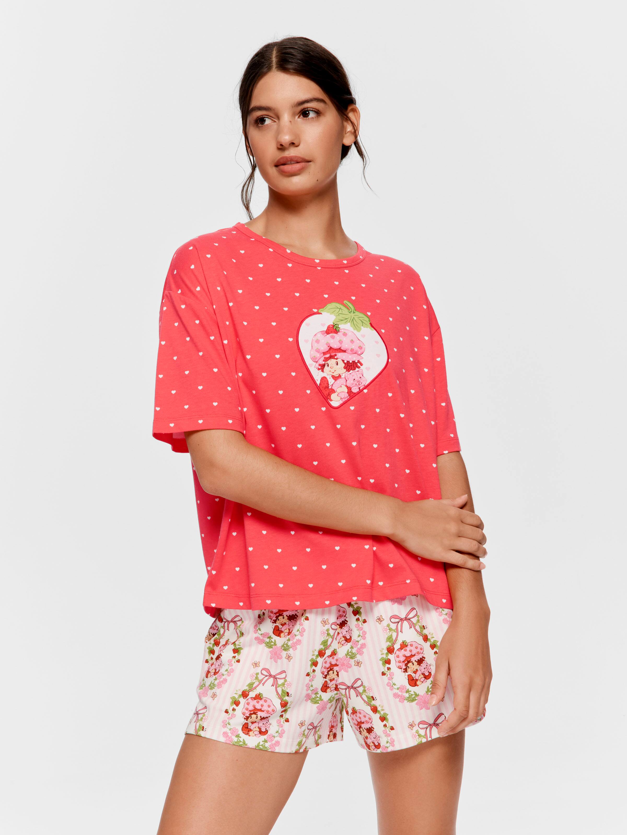 Strawberry Shortcake Heart Oversized Tshirt