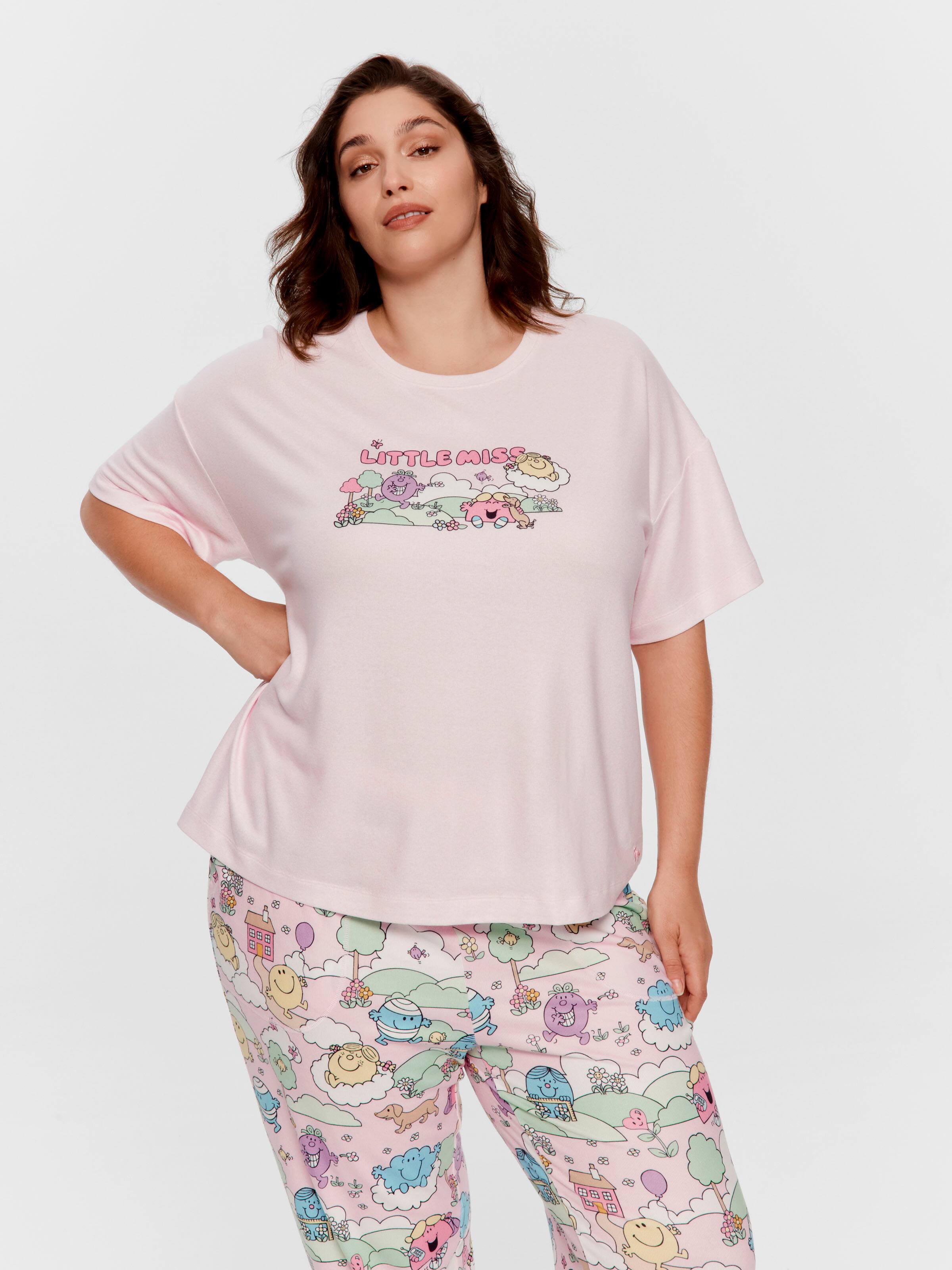 P.A. Plus Mr Men & Little Miss Plush Oversized Top