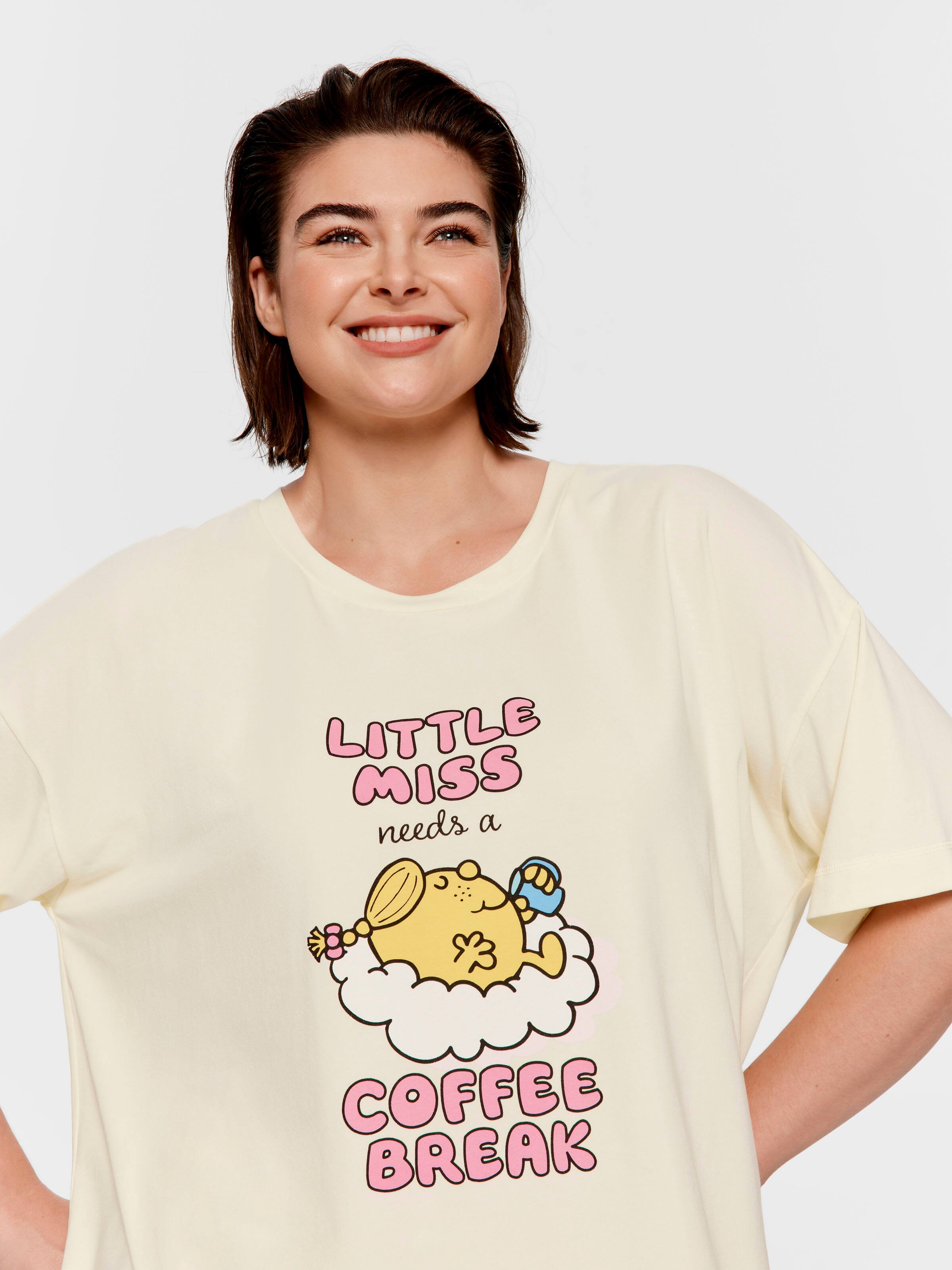P.A. Plus Little Miss Coffee Break Oversized Top