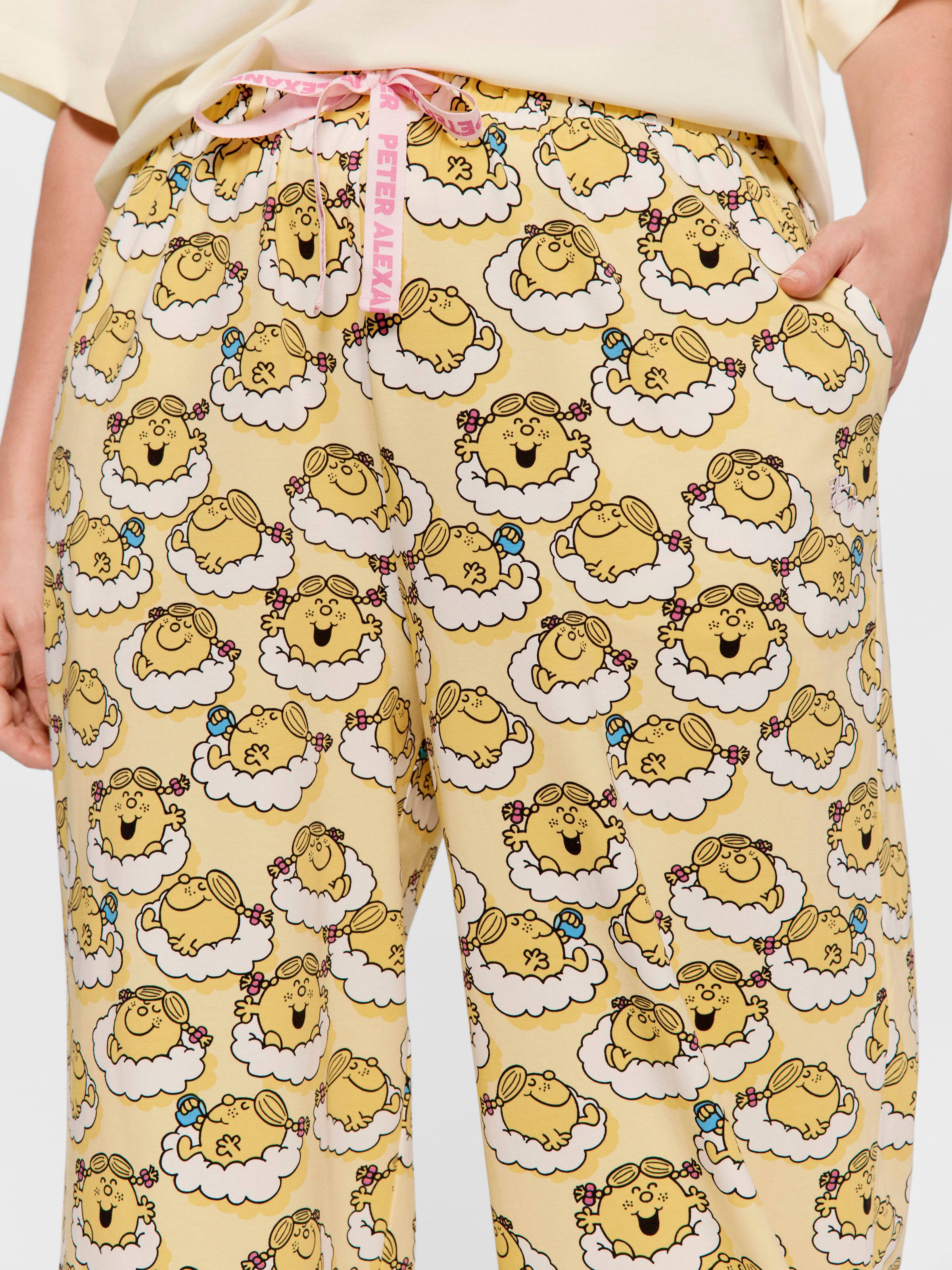 P.A. Plus Little Miss Coffee Break Wide Leg Pj Bottom