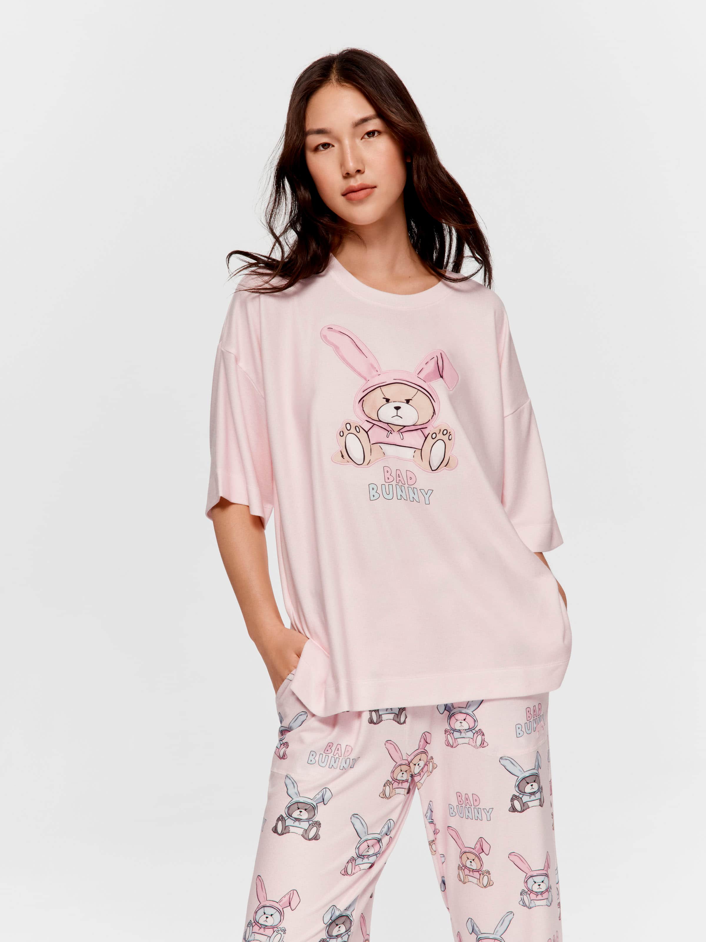 Bad Bunny Plush Oversized Tshirt