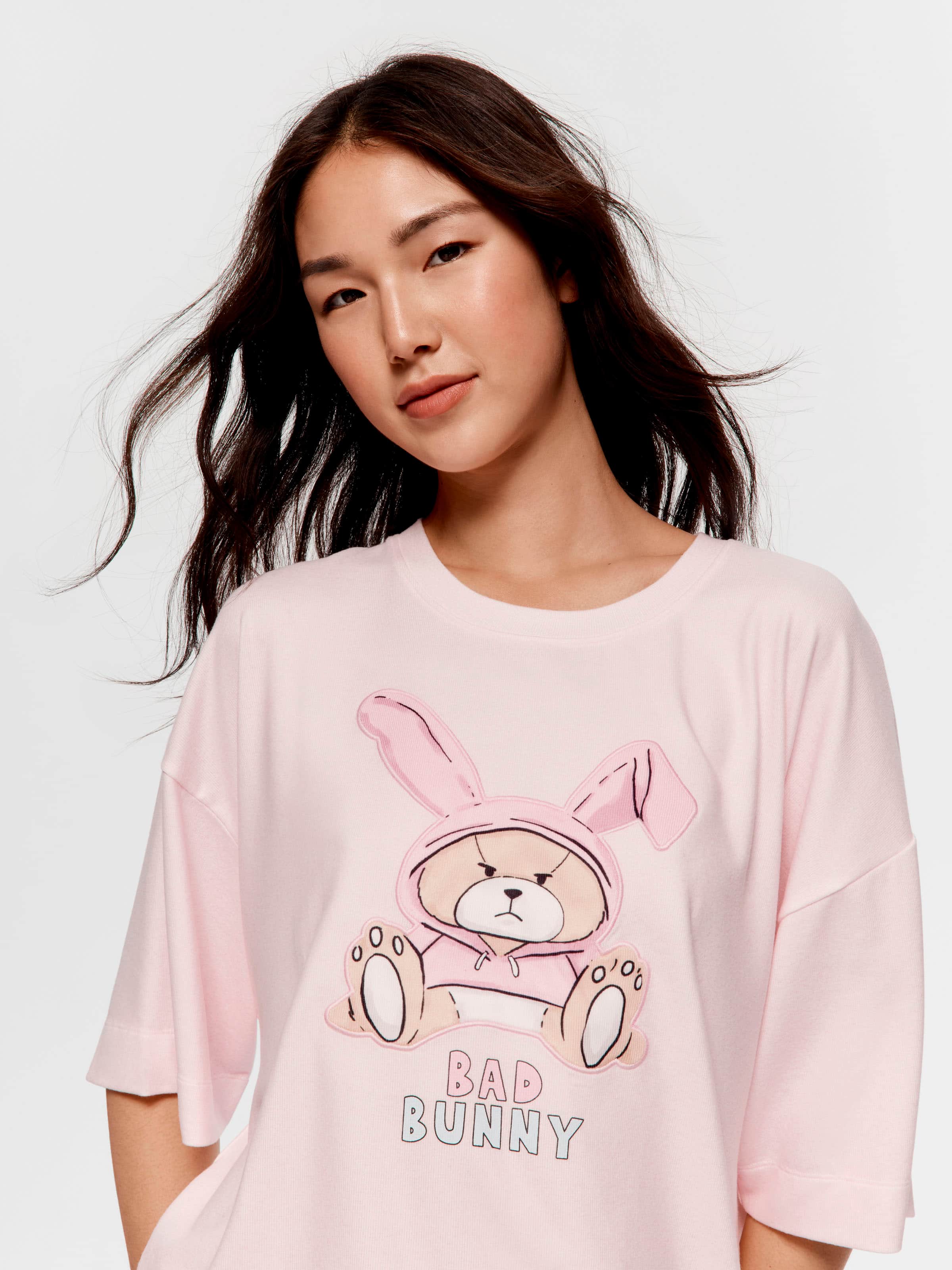 Bad Bunny Plush Oversized Tshirt