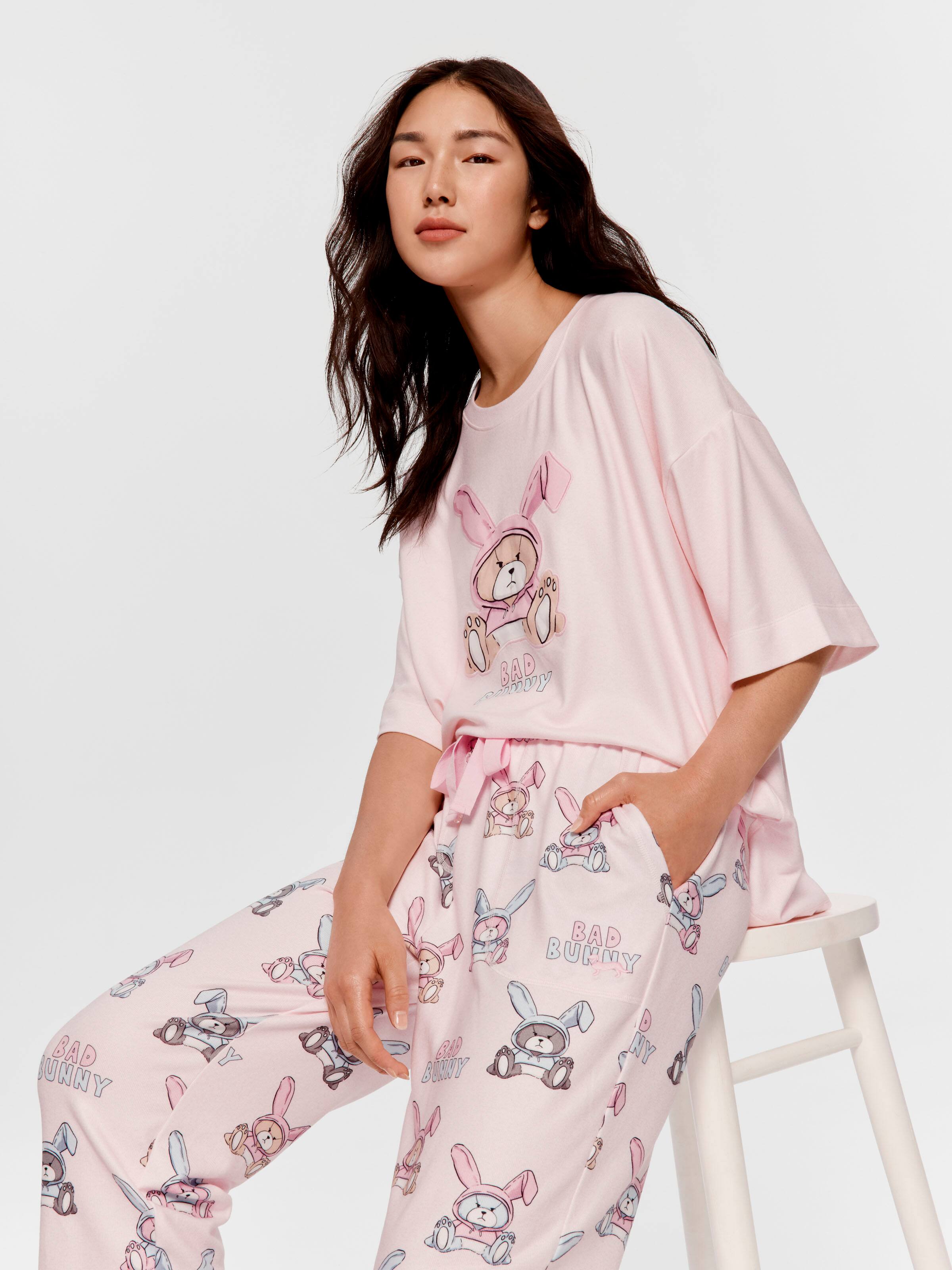 Bad Bunny Plush Easy Pj Bottom