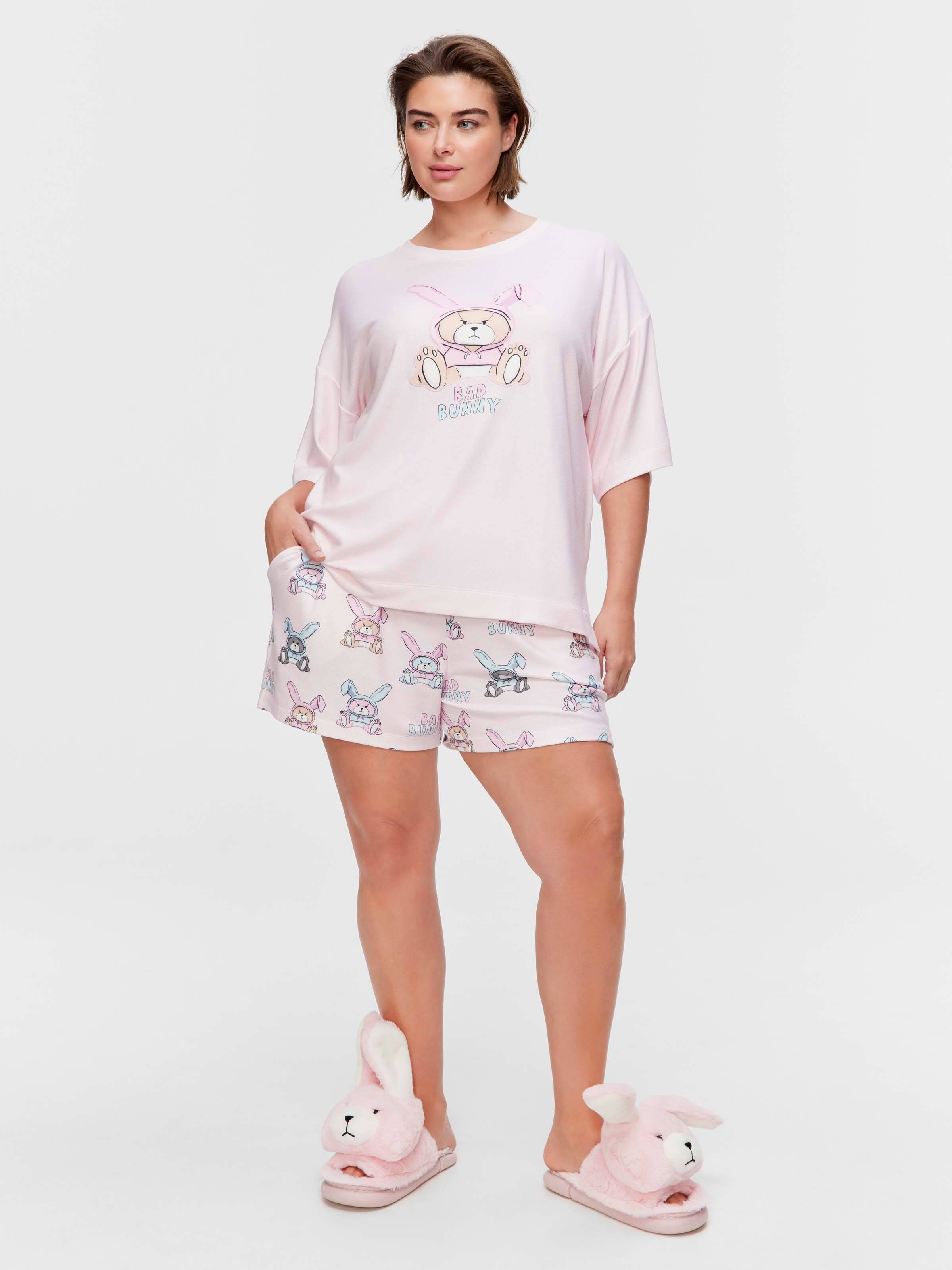 P.A. Plus Bad Bunny Plush Oversized Tshirt