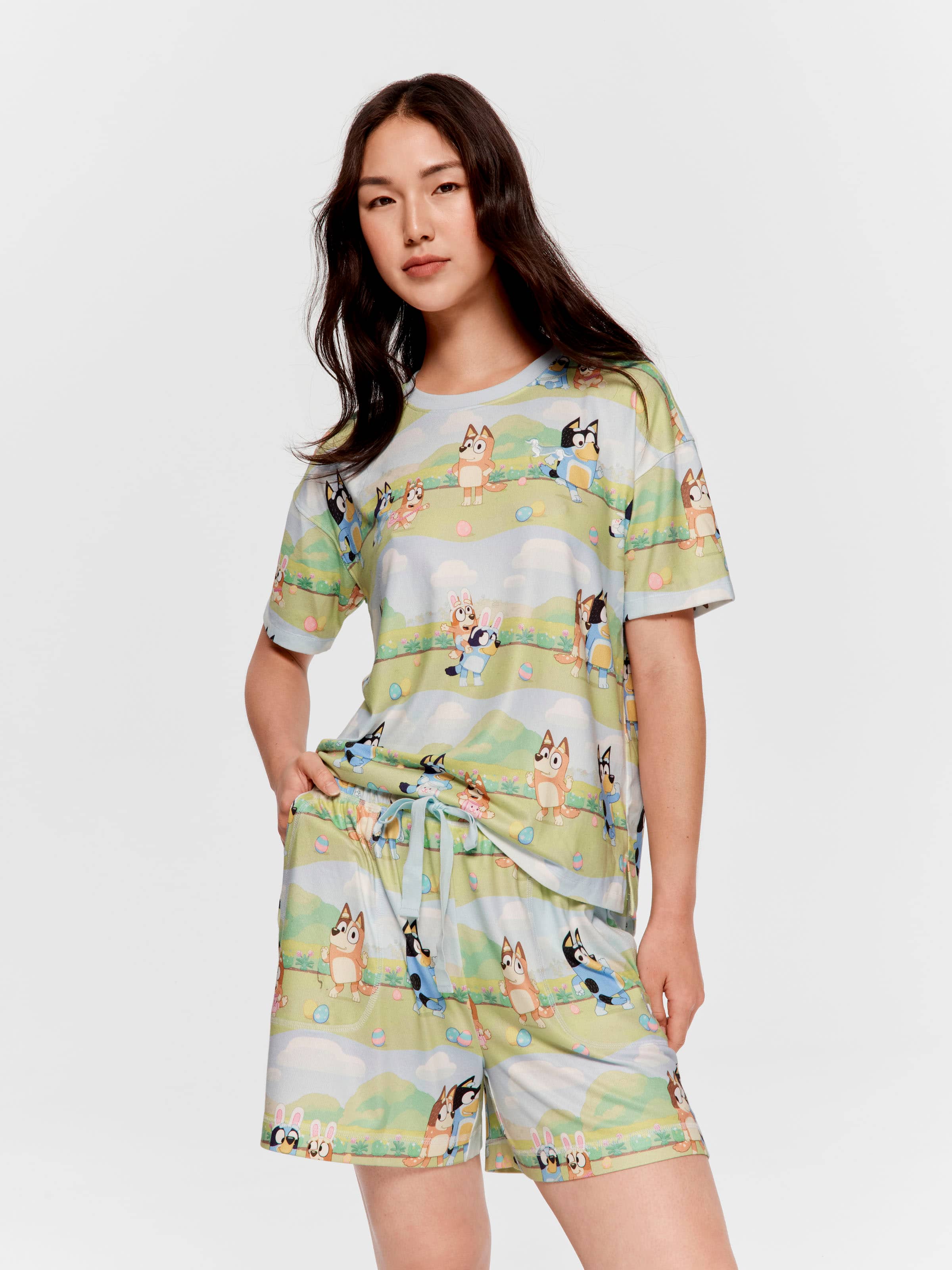 Bluey Easter Plush Shortie Pj Set