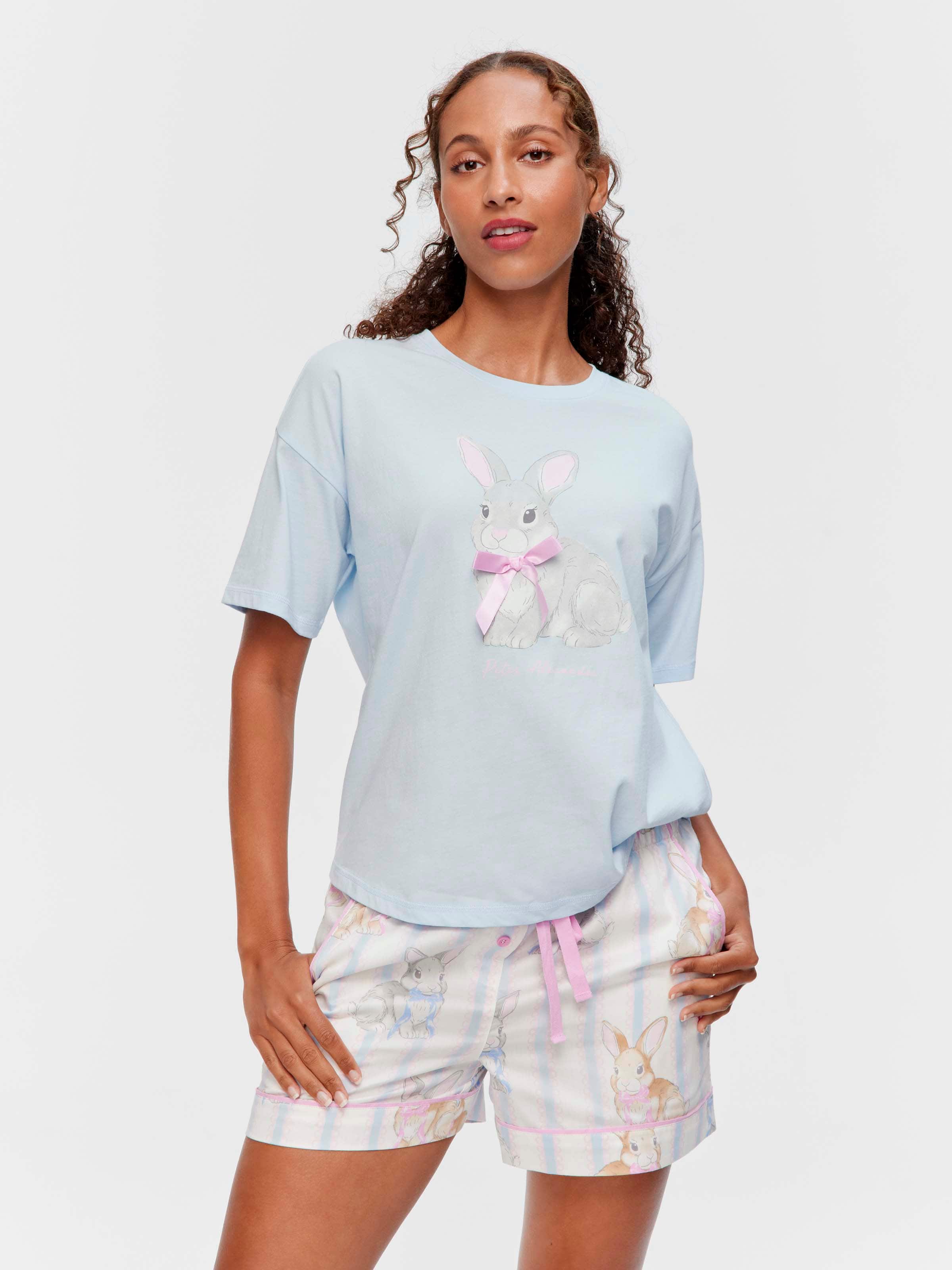 Bow Bunny 100% Cotton Oversized Tshirt