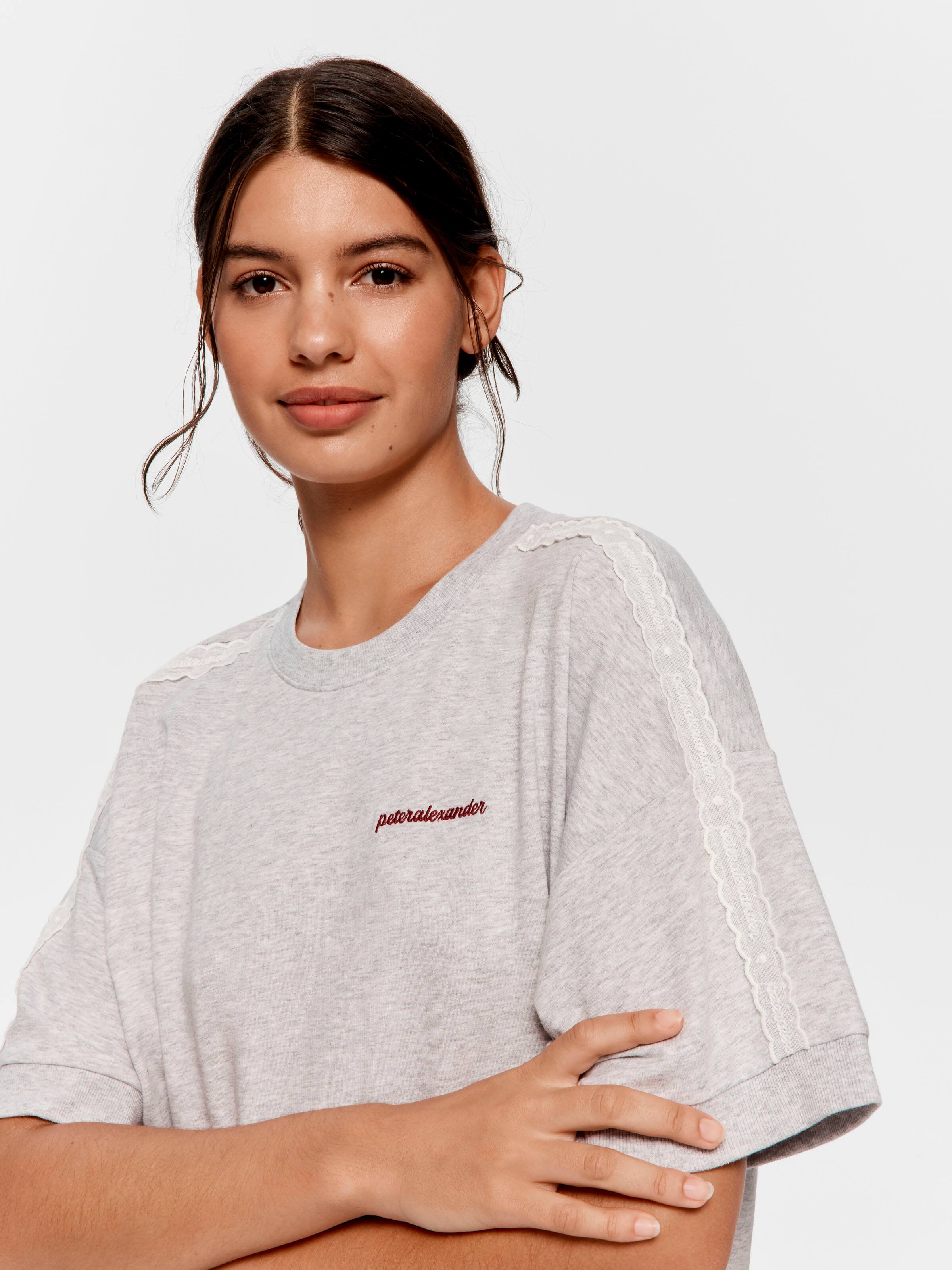 Logo Fleece Oversized Tshirt
