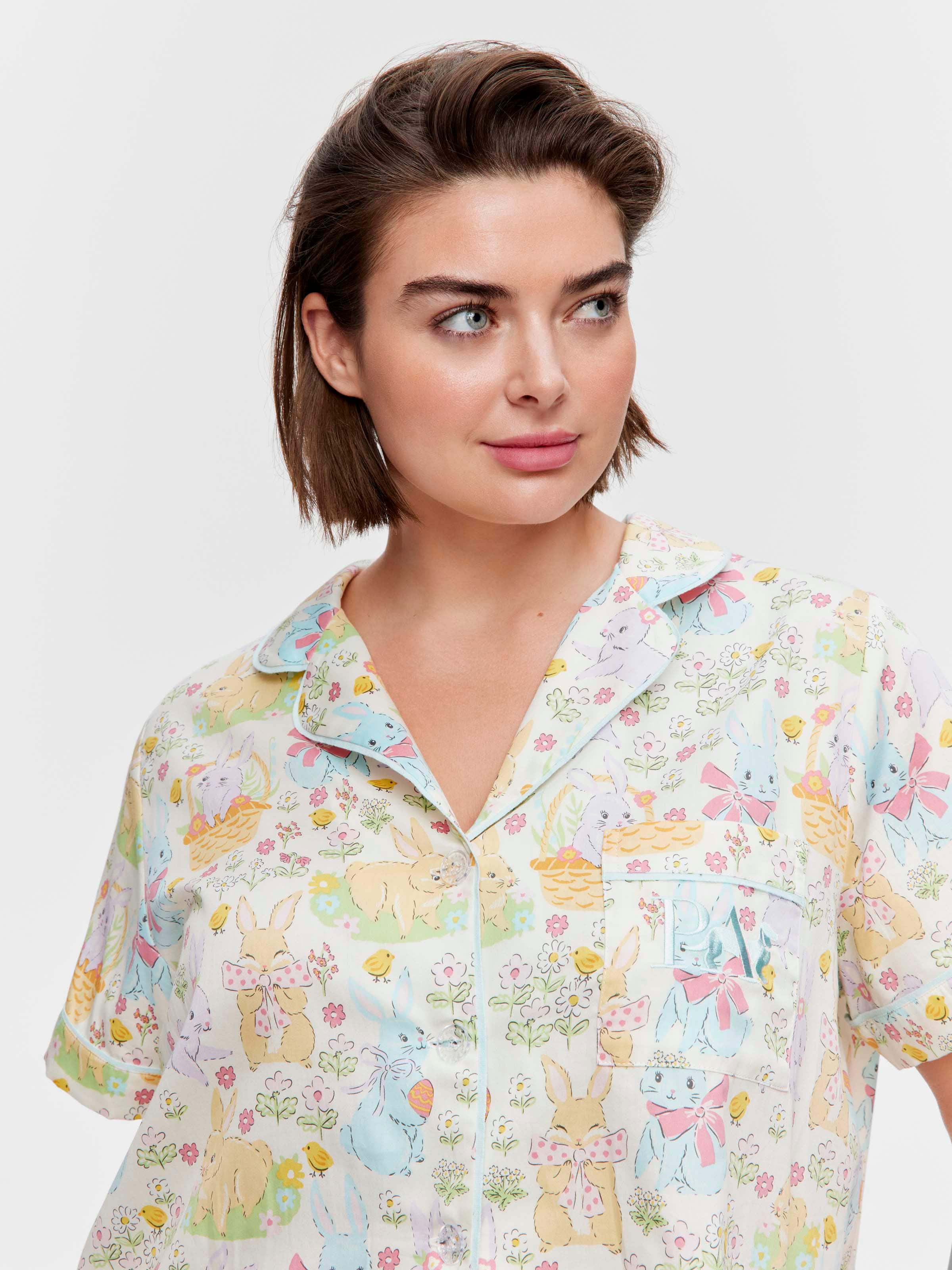 P.A. Plus Vintage Bunny 100% Cotton Pj Set