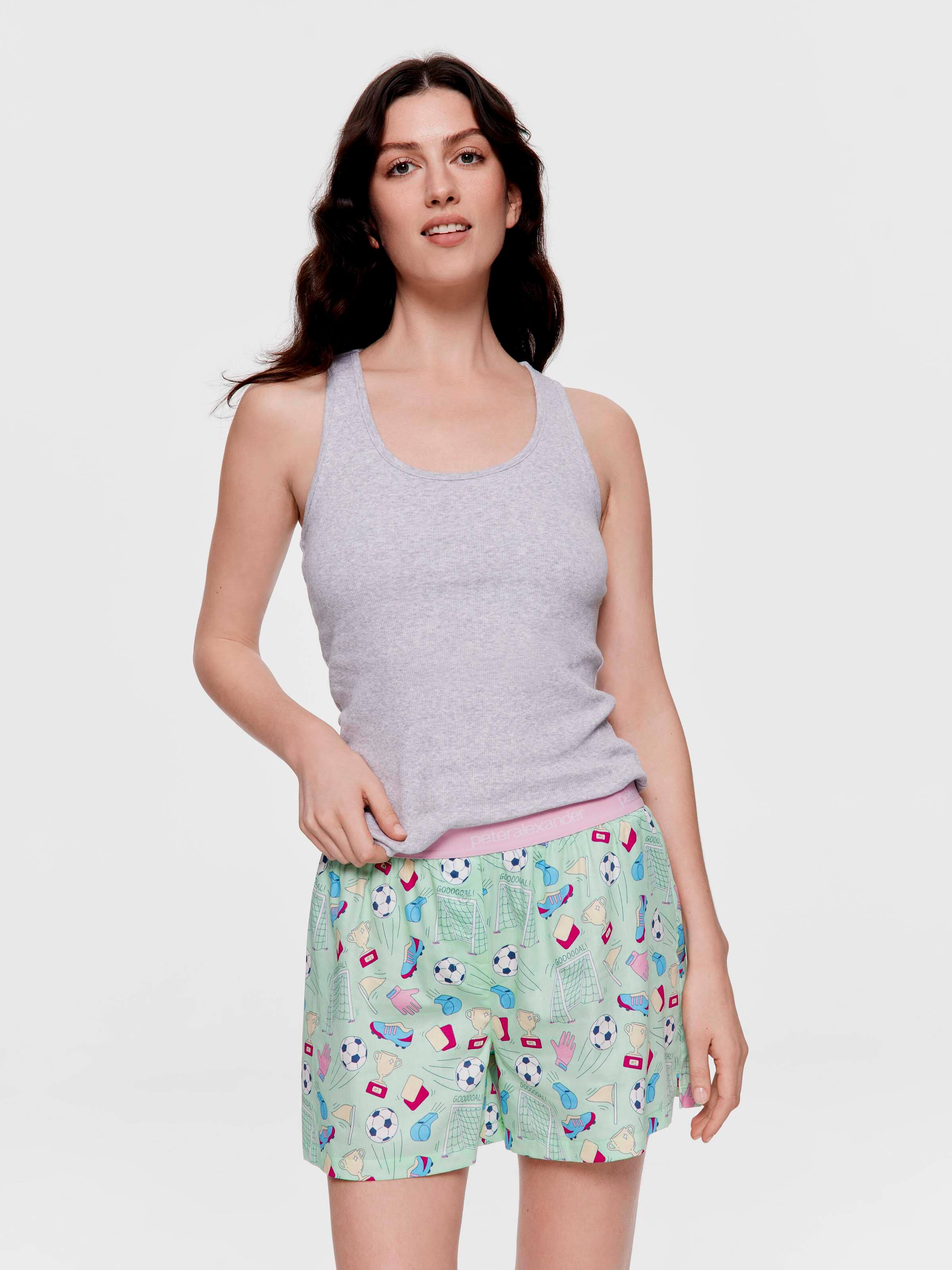 Soccer Icons 100% Cotton Boxer Short