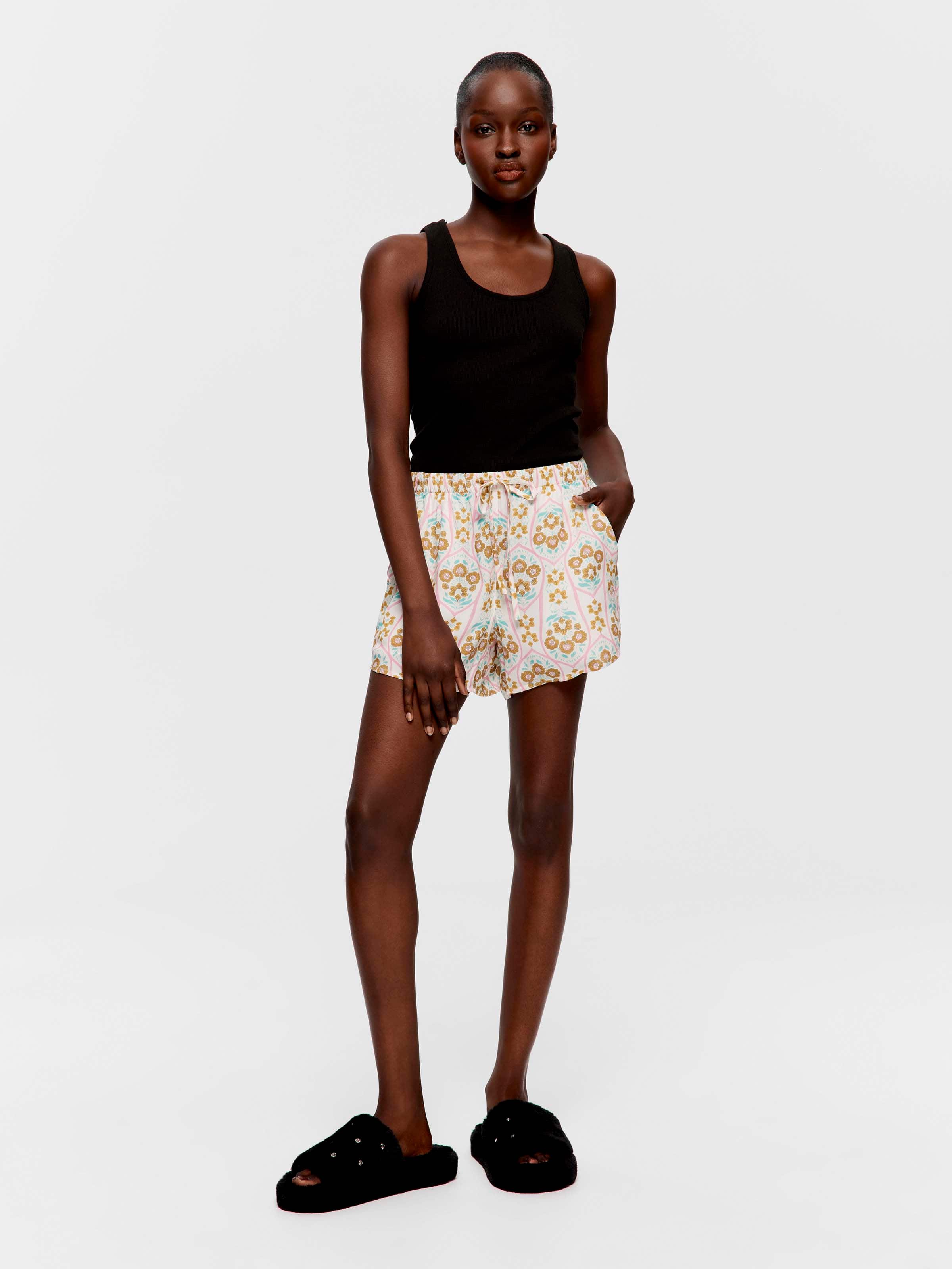 Boho Floral Mid Short